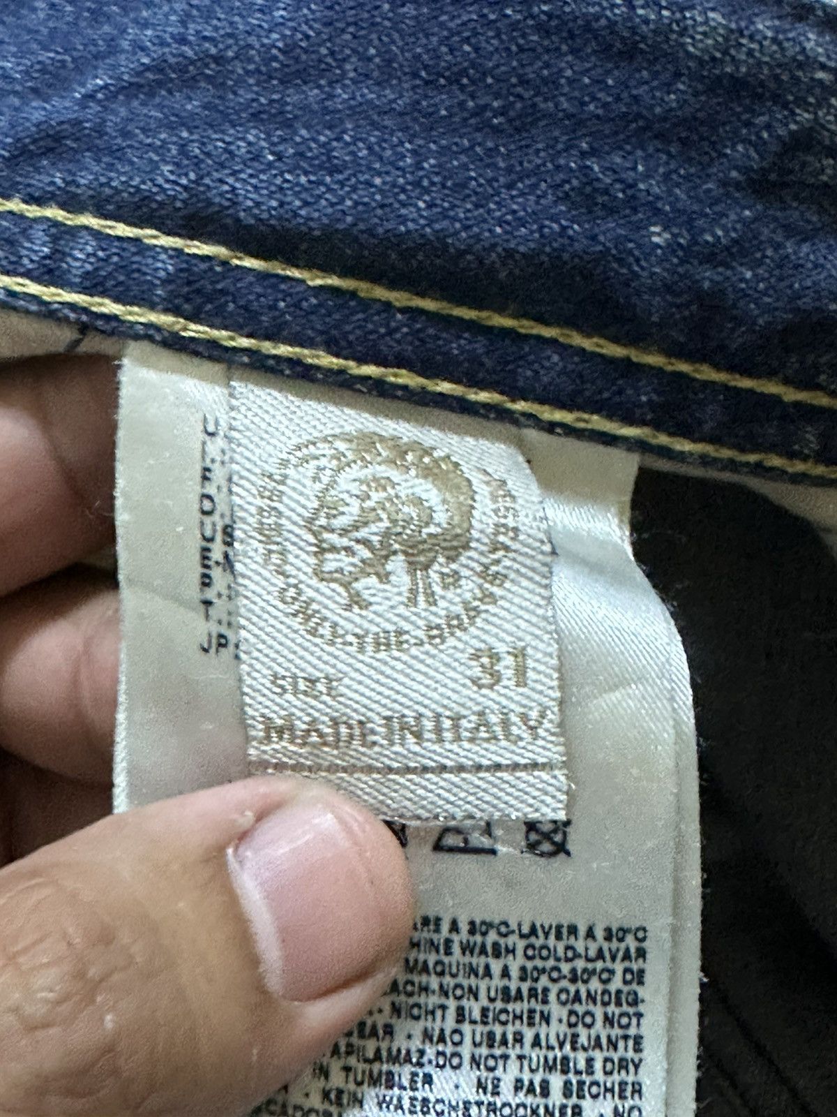 Diesel Vintage Diesel Waykee Straight Mudwash Jeans Size US 34 / EU 50 - 8 Thumbnail