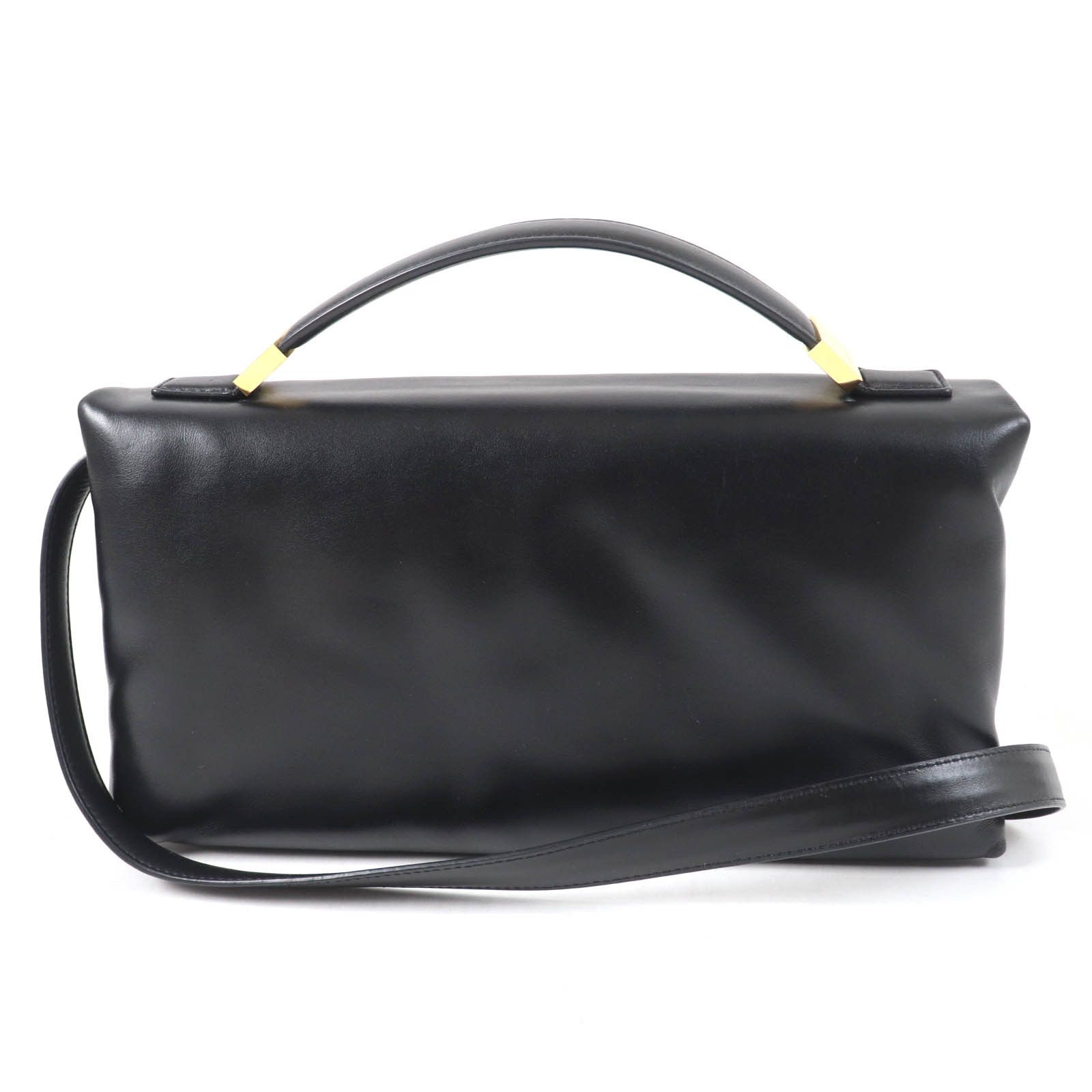 Marni Marni Prisma 2Way Bag Leather Shoulder Bag Bmmp0130U1 in Black, Women's