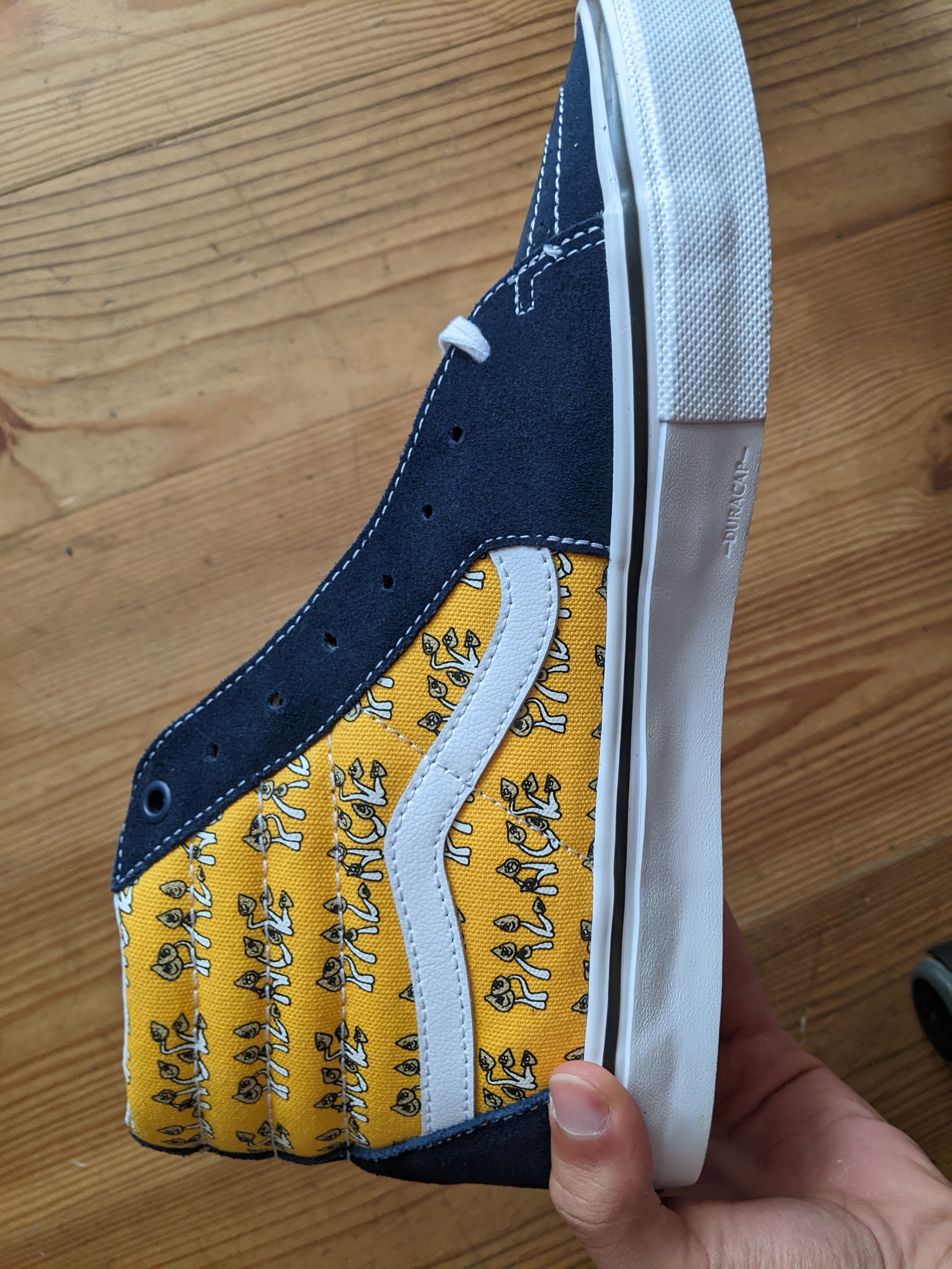 image of Skate Sk8-Hi Palace Shroom Pack Yellow Shoes, Men's (Size 11.5)