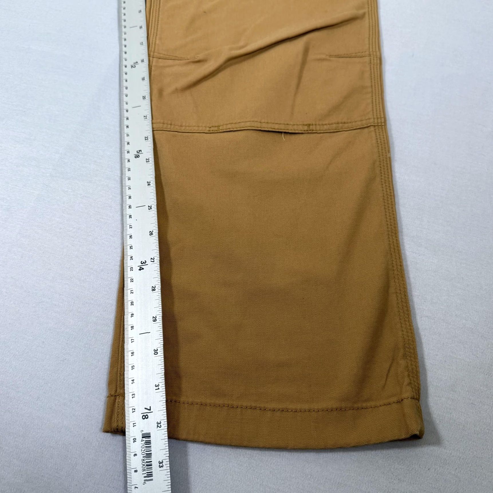 Carhartt Carhartt Rugged Flex Pants Mens 38x32 Brown Canvas Double-Knee Utility Work Pants Carpenter Straight Leg Relaxed Fit Casual, Workwear Mens Brown 38x32 Size US 38 / EU 54 - 5 Thumbnail