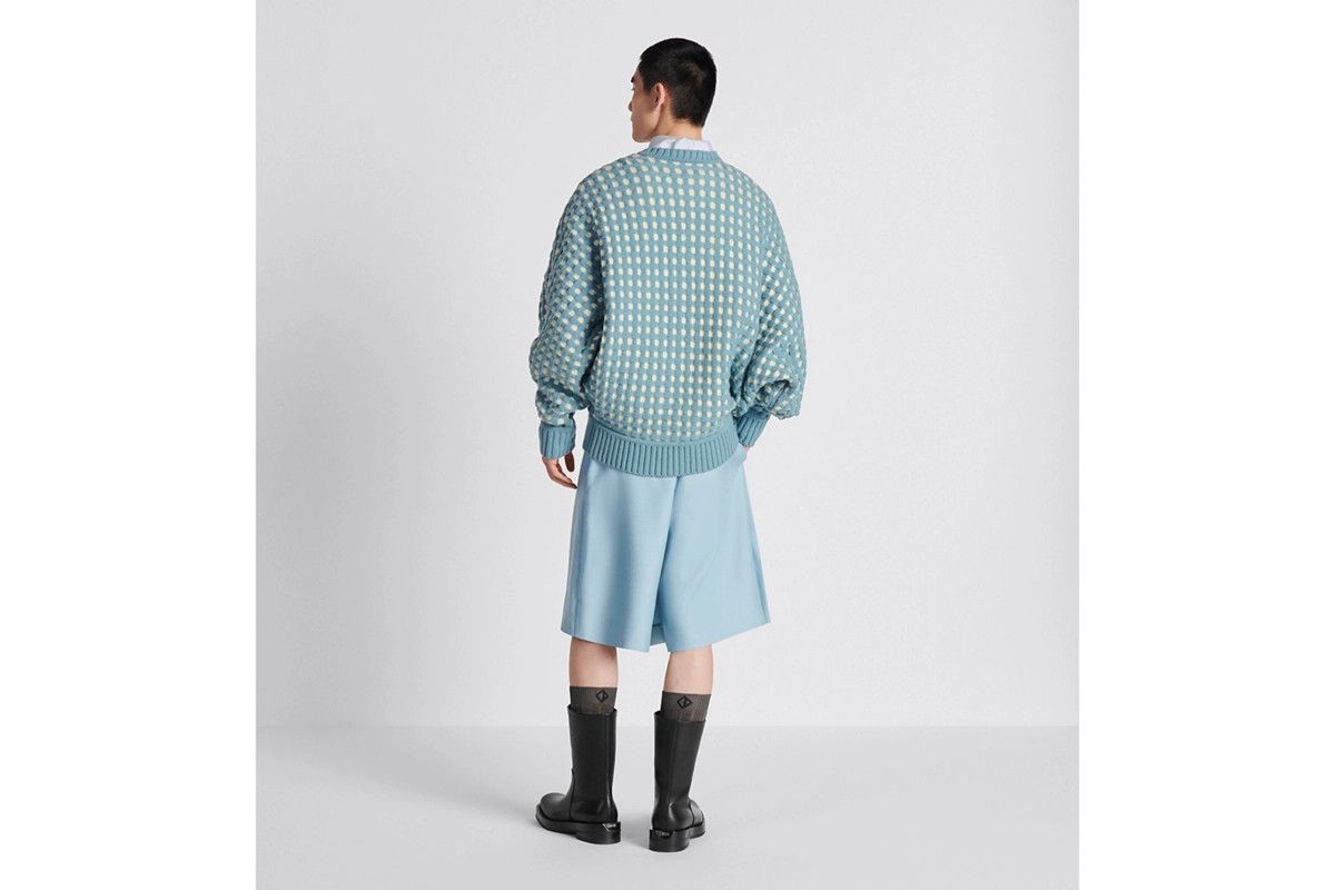 Dior o1bcso1str1124 Pleated Kilt-Shorts in Sky Blue Size US 34 / EU 50 - 6 Thumbnail