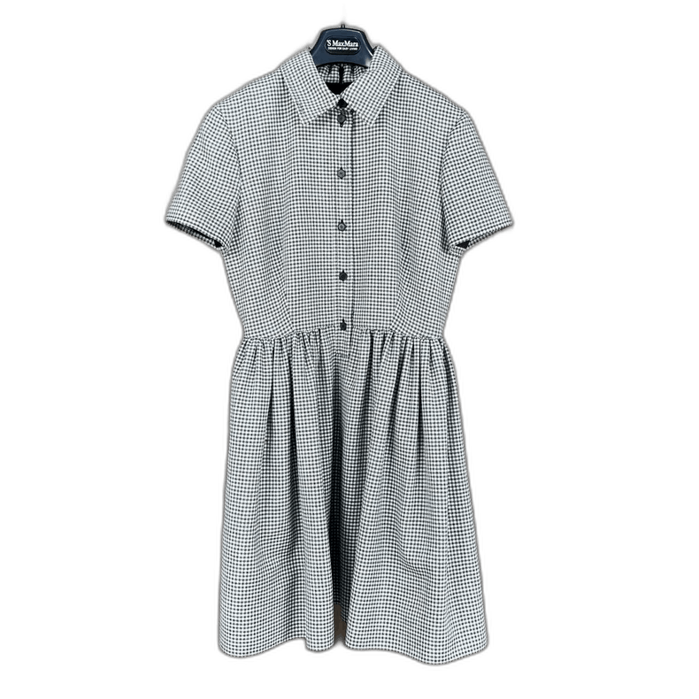 Dior Dior Black and White Check Dress Size 38-2507