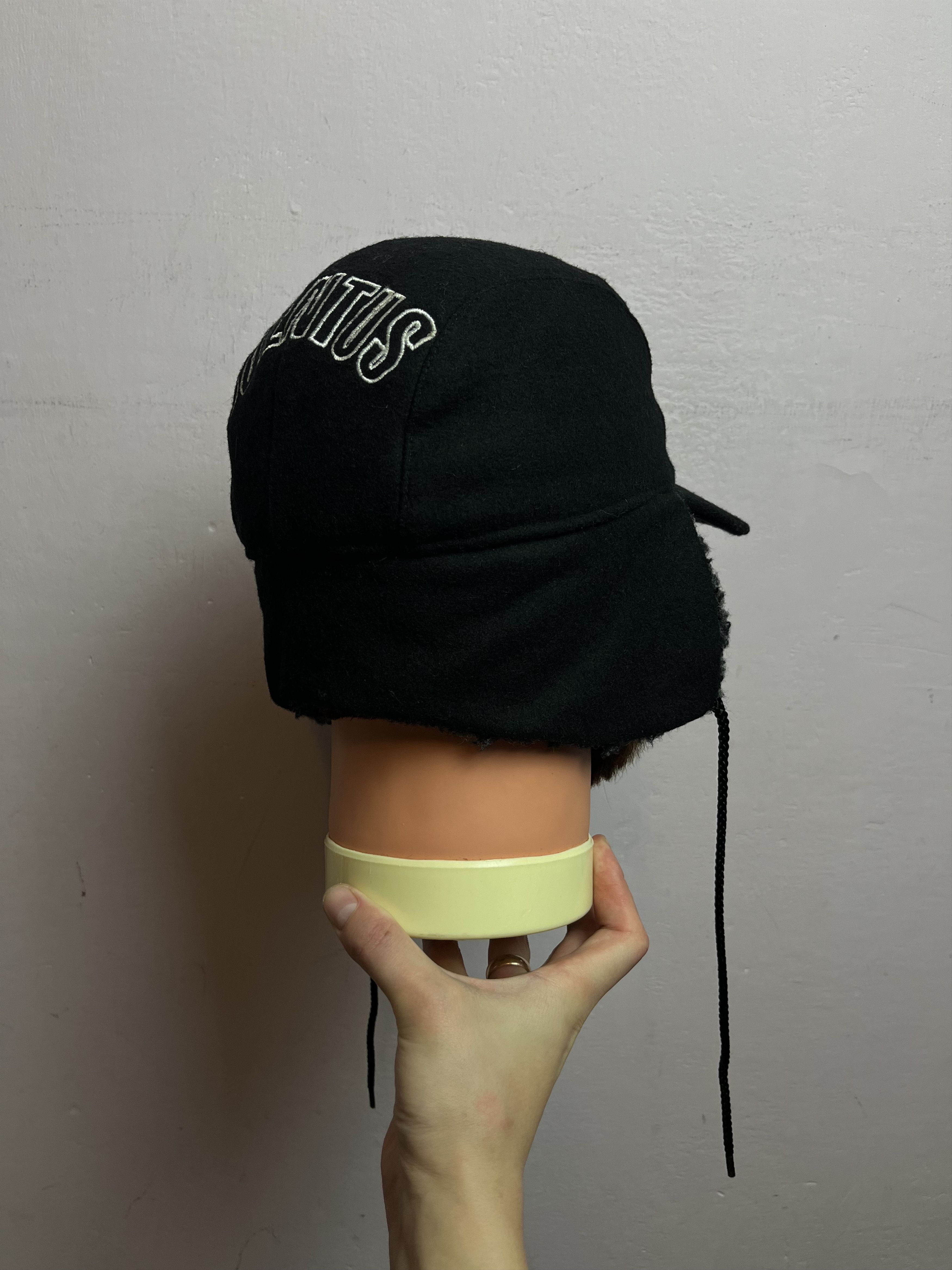 Kappa Vintage 90s Hat Kappa Juventus Wool Ushanka Sony Fleece Cap Size ONE SIZE - 5 Thumbnail
