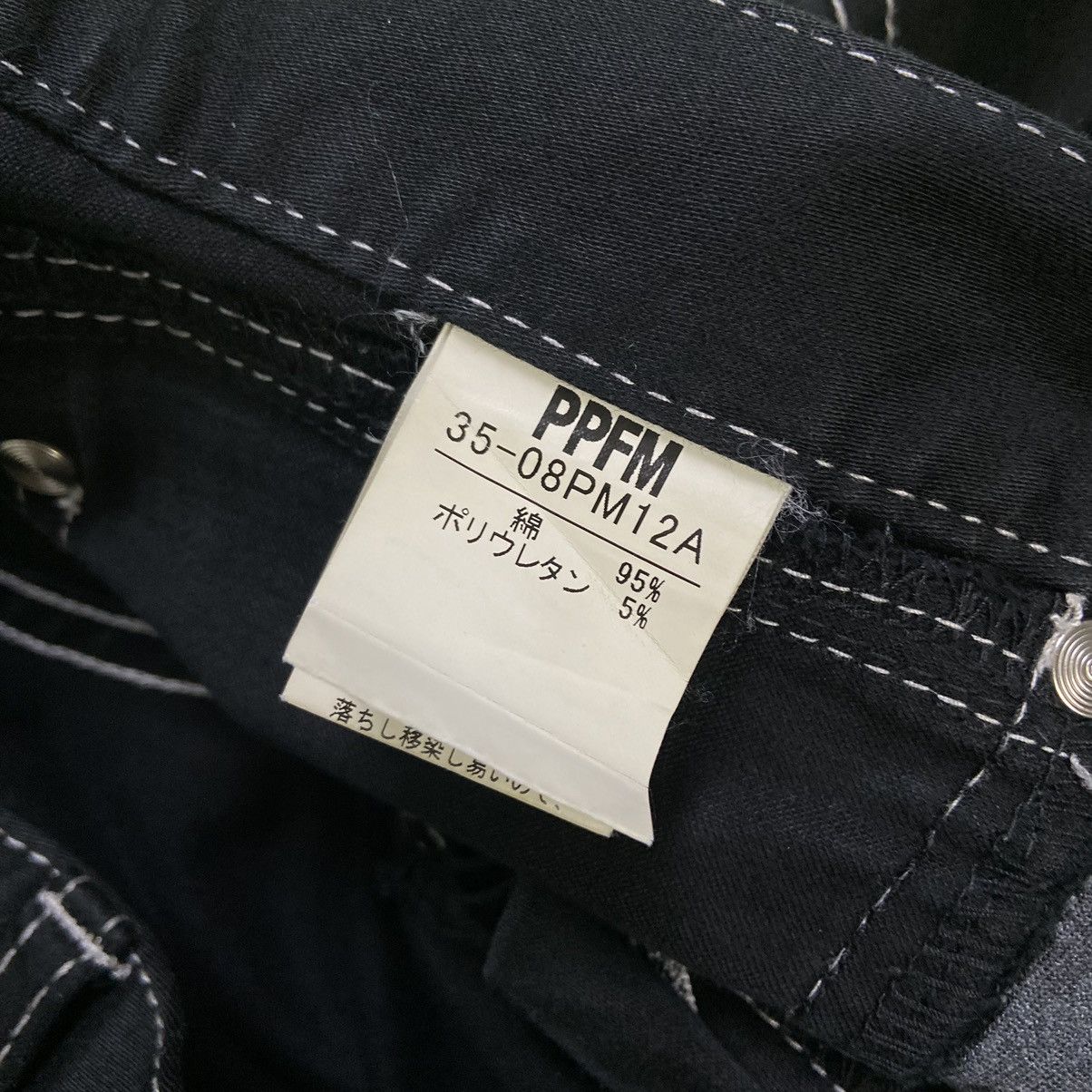PPFM 2000s PPFM Bondage Zipper Punk Style Pants Size US 35 - 6 Thumbnail