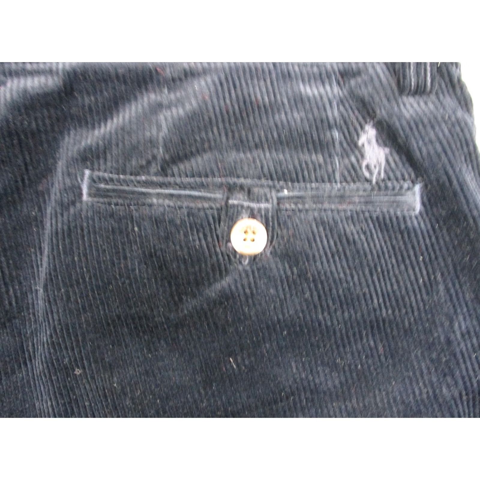 Polo Ralph Lauren Polo Ralph Lauren Corduroy Pants Mens 32x30 Blue Stretch Chino CasualS mens Regular Straight Flat Front Zip Fly Belt Loops Pockets Logo 90s Style Size US XS / EU 42 / 0 - 7 Thumbnail