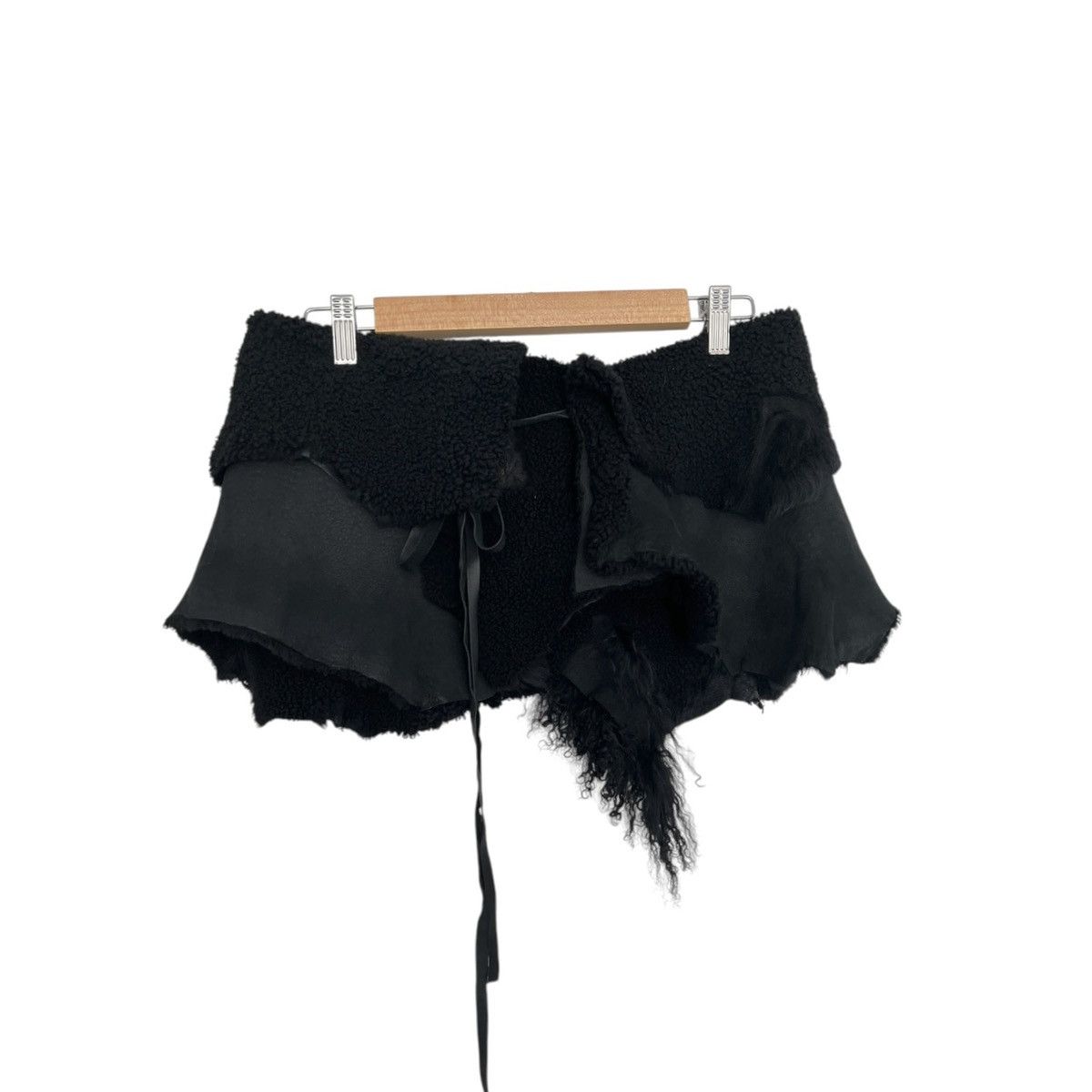 Ifsixwasnine brondy fur skirt