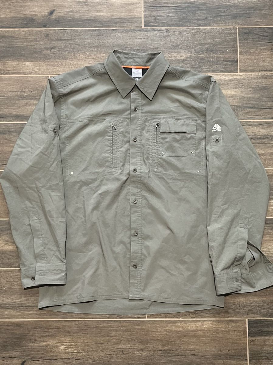 Nike × Nike ACG × Vintage Vintage Nike ACG Button Up Shirt Size US L / EU 52-54 / 3 - 1 Thumbnail