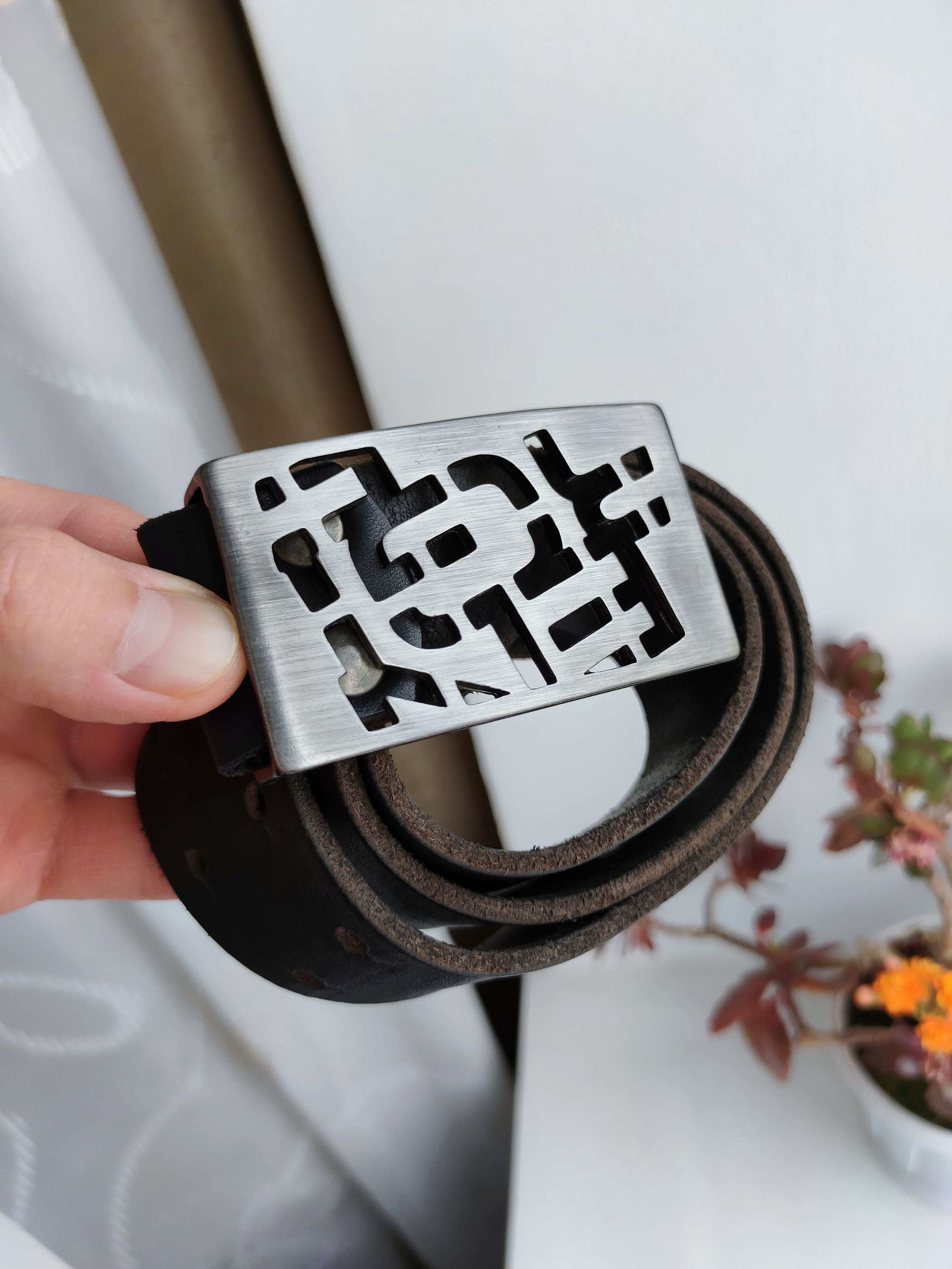 Energie Vintage Y2k Energie Leather Belt Buckle Energie Size ONE SIZE - 8 Thumbnail