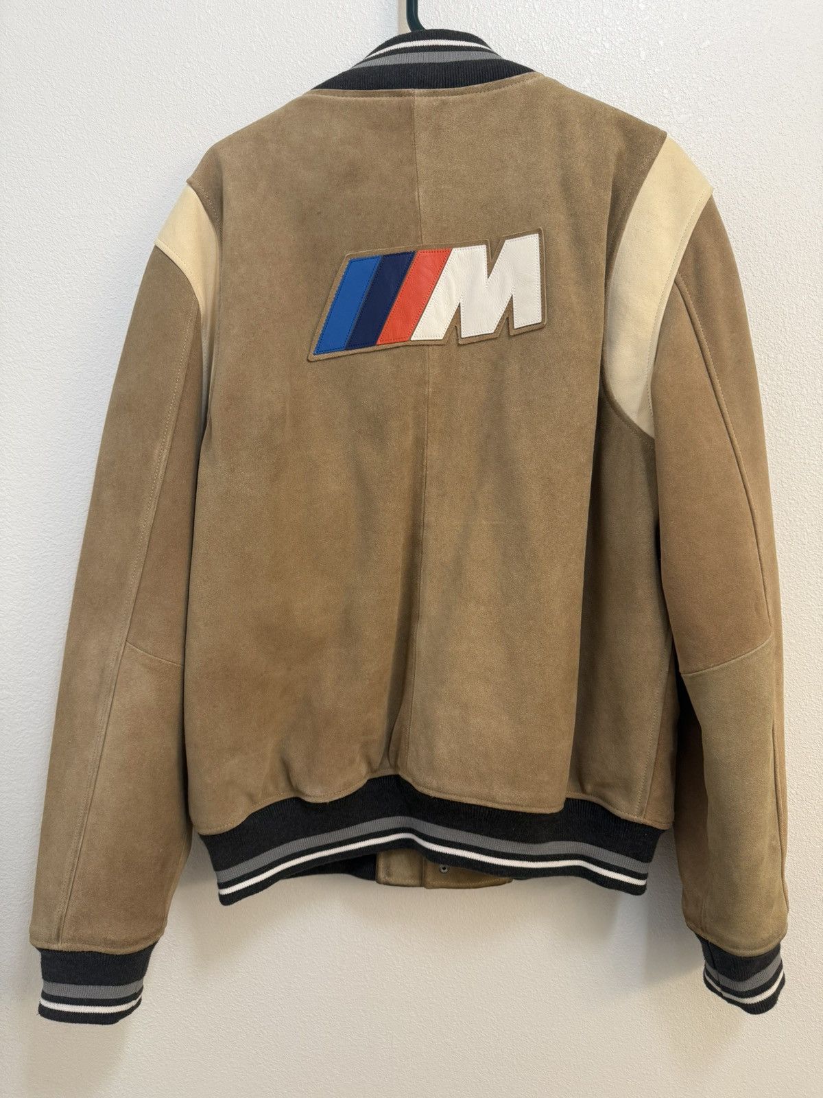 BMW × Kith Kith x BMW Suede Bomber Jacket Size US XL / EU 56 / 4 - 2 Thumbnail