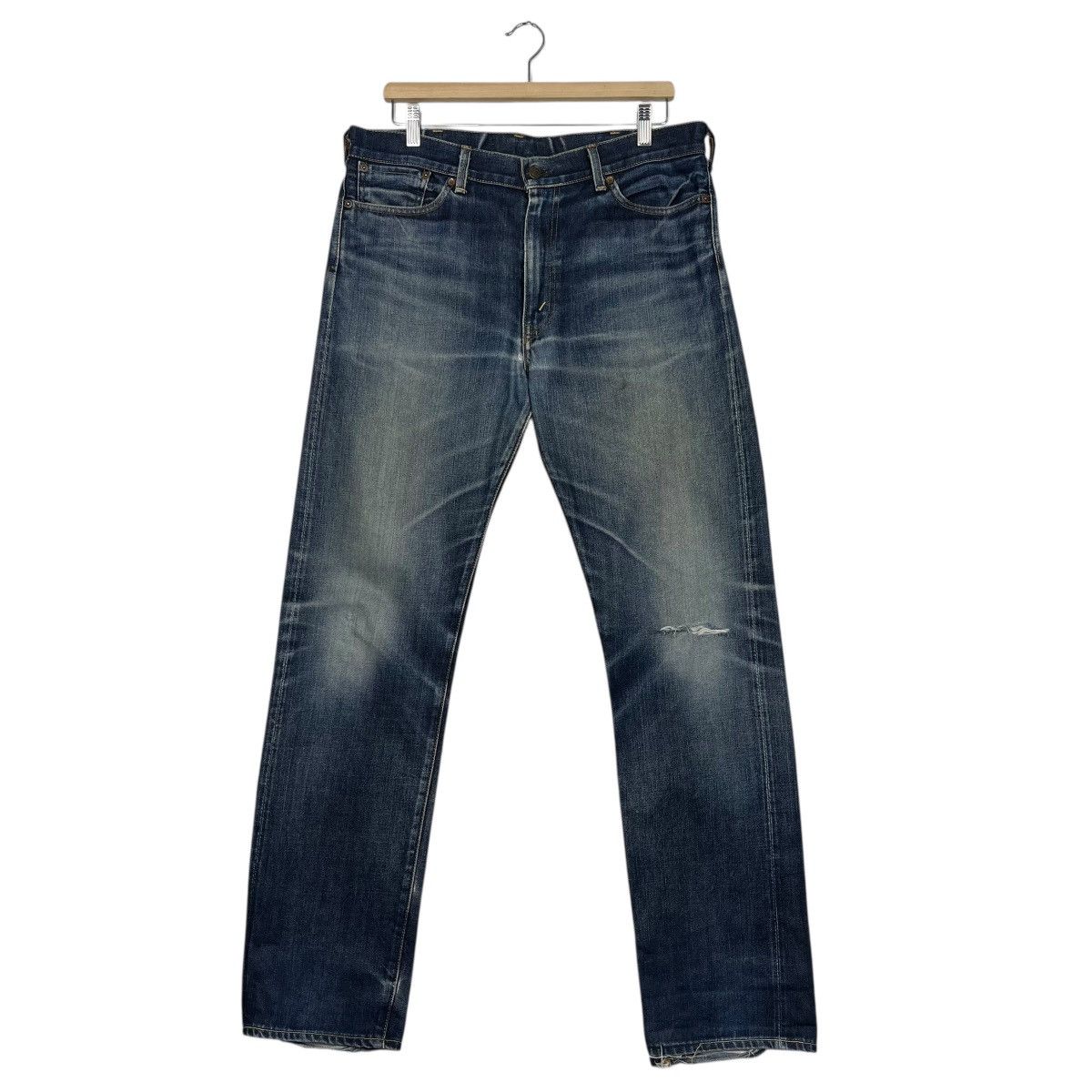 Levi's Vintage Levis Lot 67505 Selvedge Redline Distressed Denim Size US 34 / EU 50 - 1 Thumbnail