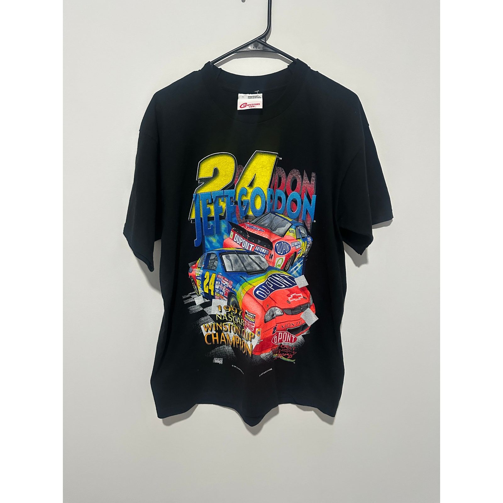 NASCAR × Vintage Vintage 1997 Jeff Gordon NASCAR T-Shirt - Large Size US L / EU 52-54 / 3 - 1 Thumbnail