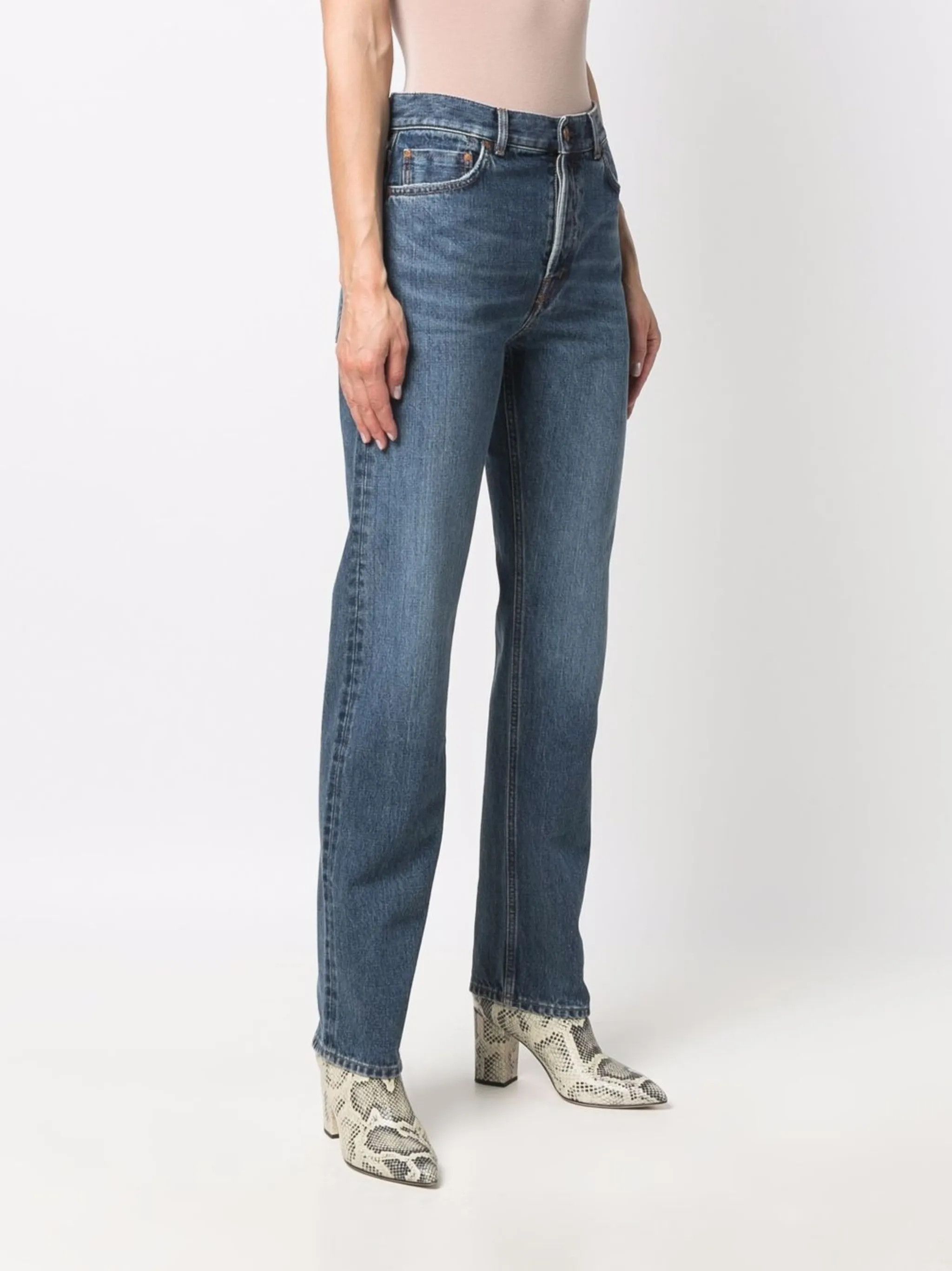 Chloe o1y0825 Denim Pant in Blue Size 28" / US 6 / IT 42 - 3 Thumbnail