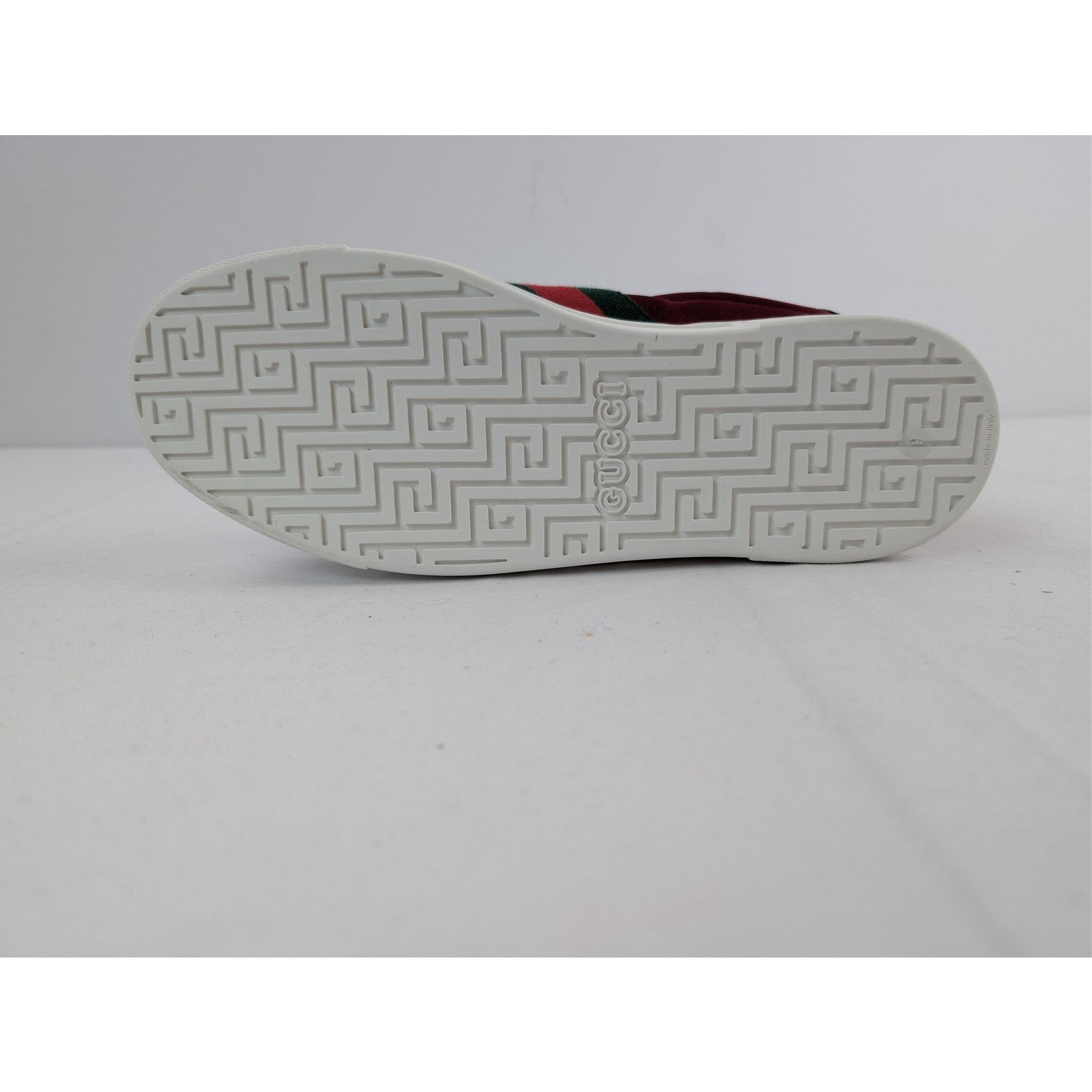 Gucci o1rshd1 Ace leather-trimmed sneakers in Red Size US 9.5 / EU 42-43 - 13 Thumbnail