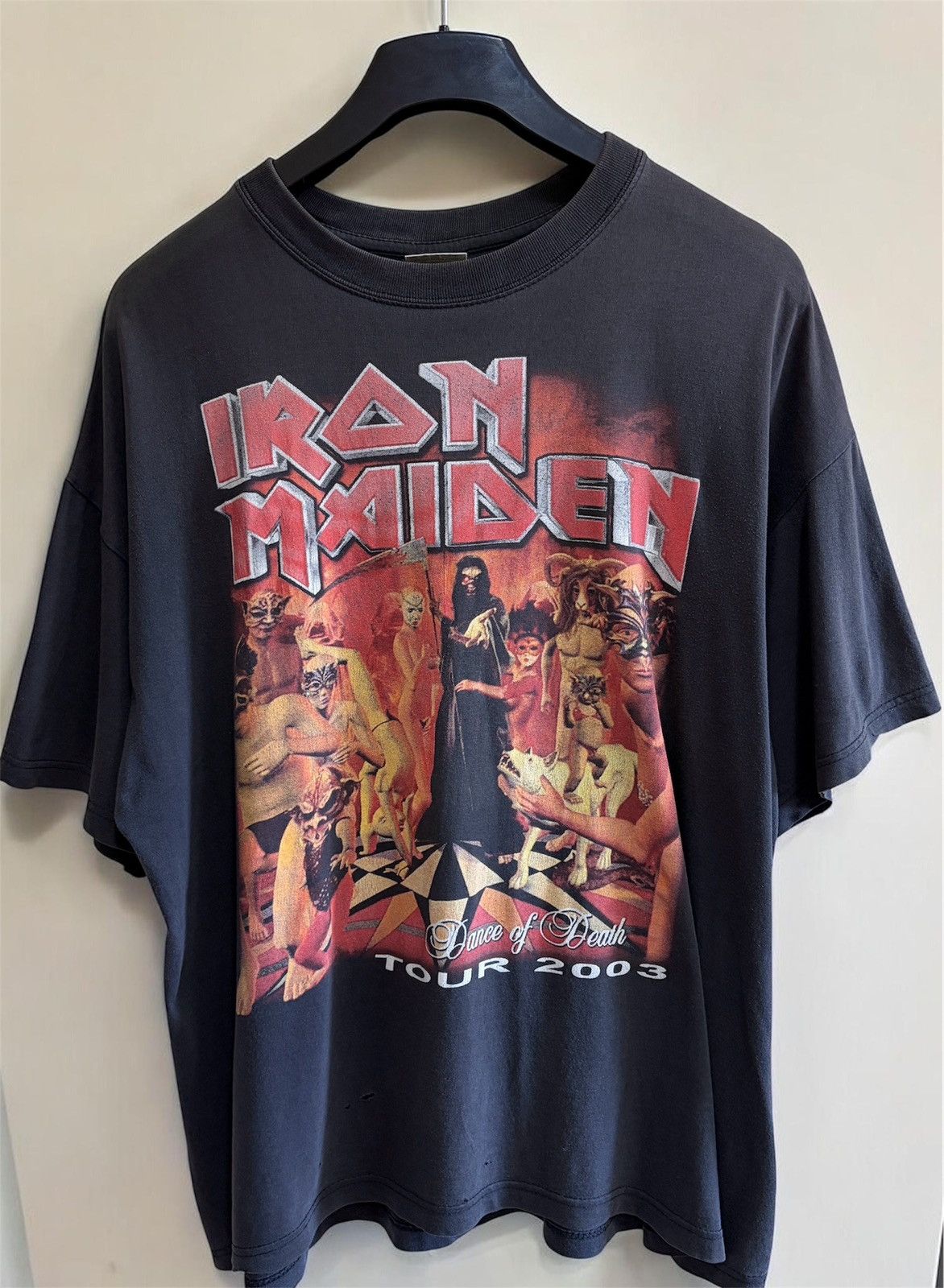 Vintage Vintage 2003 Iron Maiden Dance of Death Tour T-Shirt XL Size US L / EU 52-54 / 3 - 1 Thumbnail