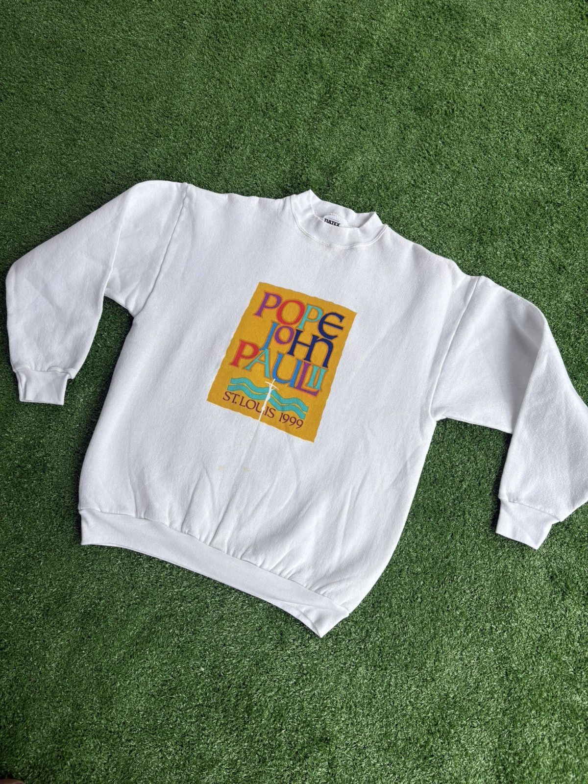 Tultex × Vintage Vintage Saint Pope John Paul ii 1999 Crewneck Size US L / EU 52-54 / 3 - 2 Thumbnail