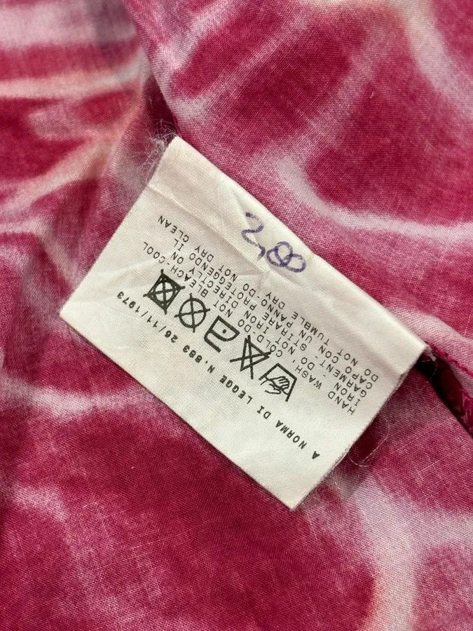 Just Cavalli 2000s Cavalli Fuchsia Pink Wave Abstract Tie-Dye Shirt Size S / US 4 / IT 40 - 12 Thumbnail