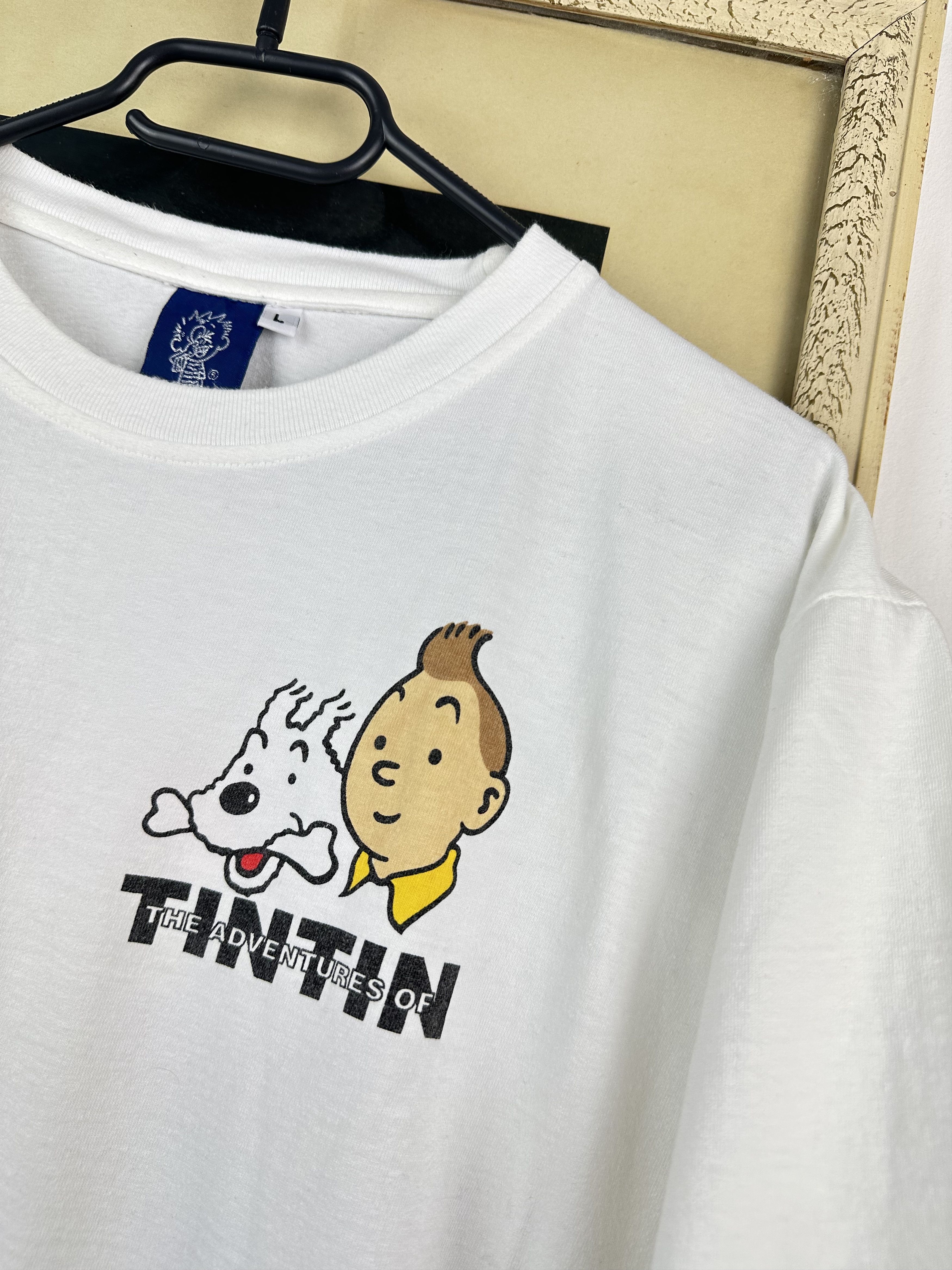 Cartoon Network × Vintage Vintage Adventures Tintin Cigaras Of Pharaon Shirt Tee Rare Size US M / EU 48-50 / 2 - 5 Thumbnail