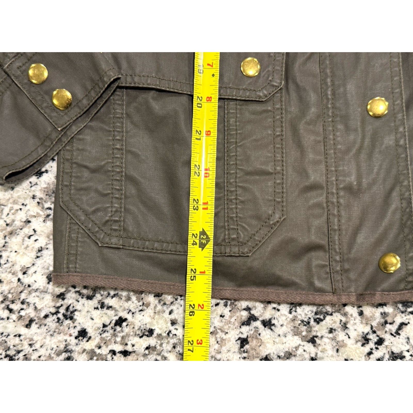 J.Crew VINTAGE J.CREW Downtown Waxed Field Jacket Military Women Green Medium Bohemian Size M / US 6-8 / IT 42-44 - 3 Thumbnail