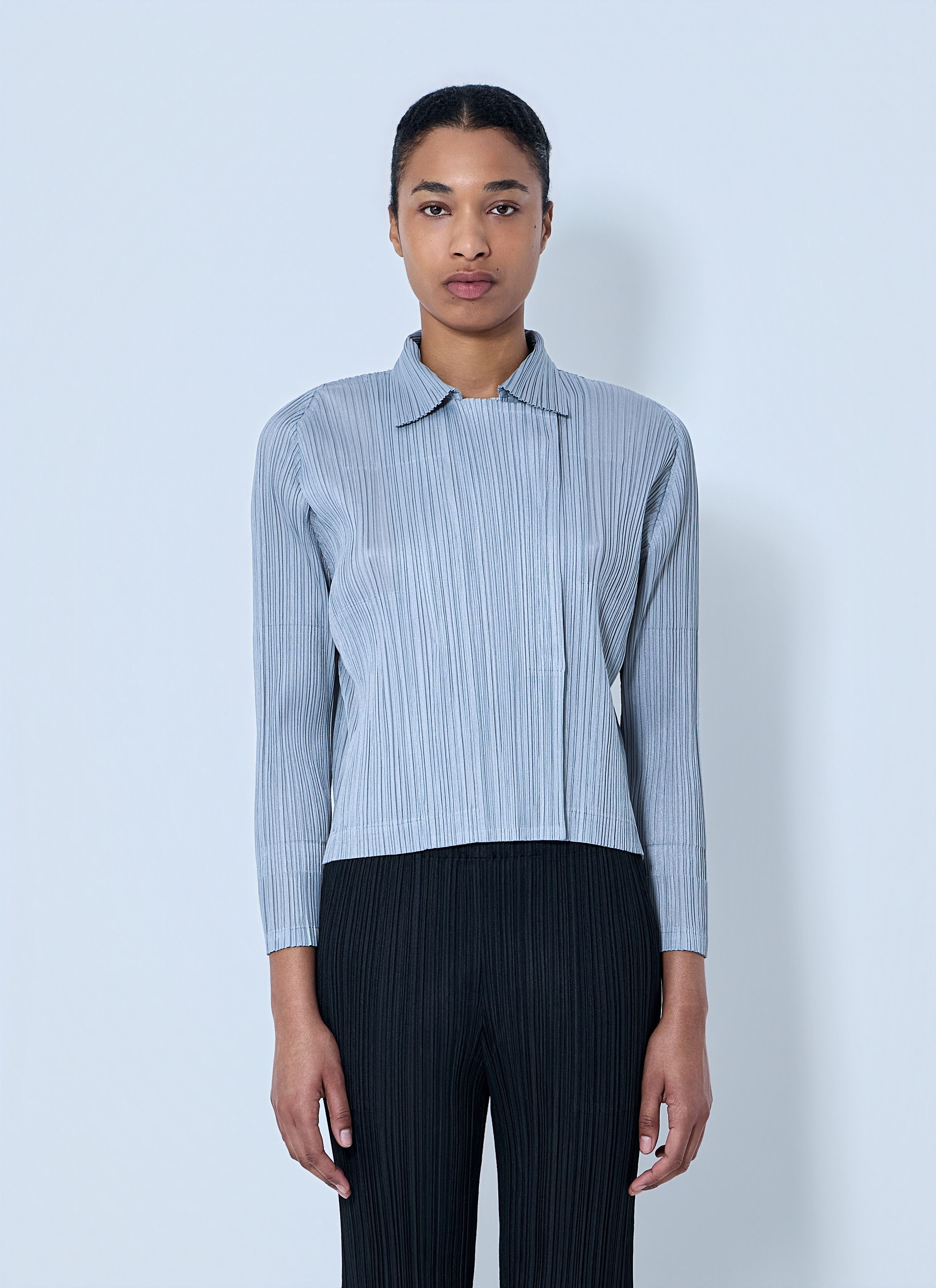 Pleats Please Issey Miyake Structured Pleat Long Sleeve Shirt Size XXL / US 16-18 / IT 52-54 - 1 Thumbnail