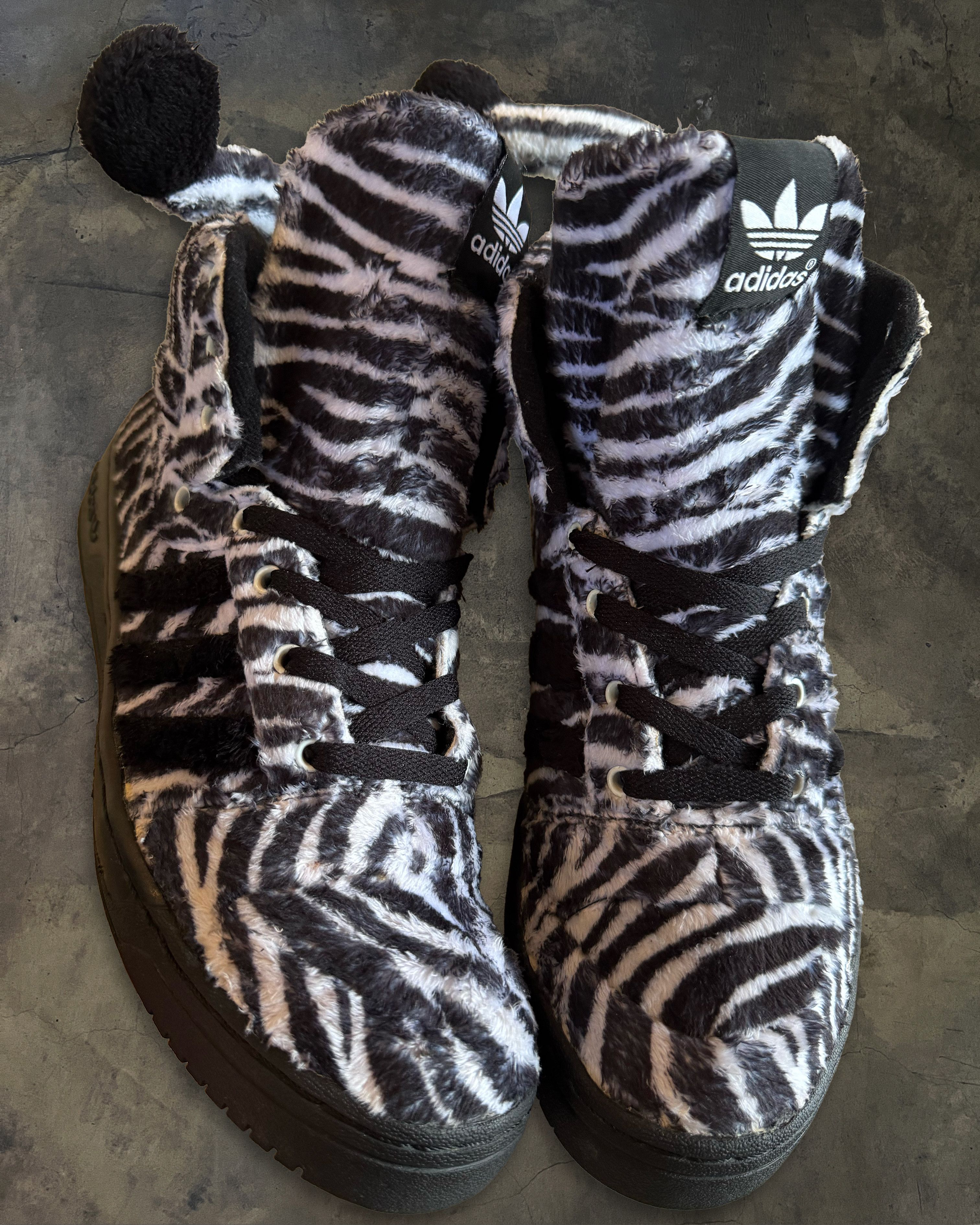 Adidas × Jeremy Scott Jeremy Scott Zebra Shoes | Grailed