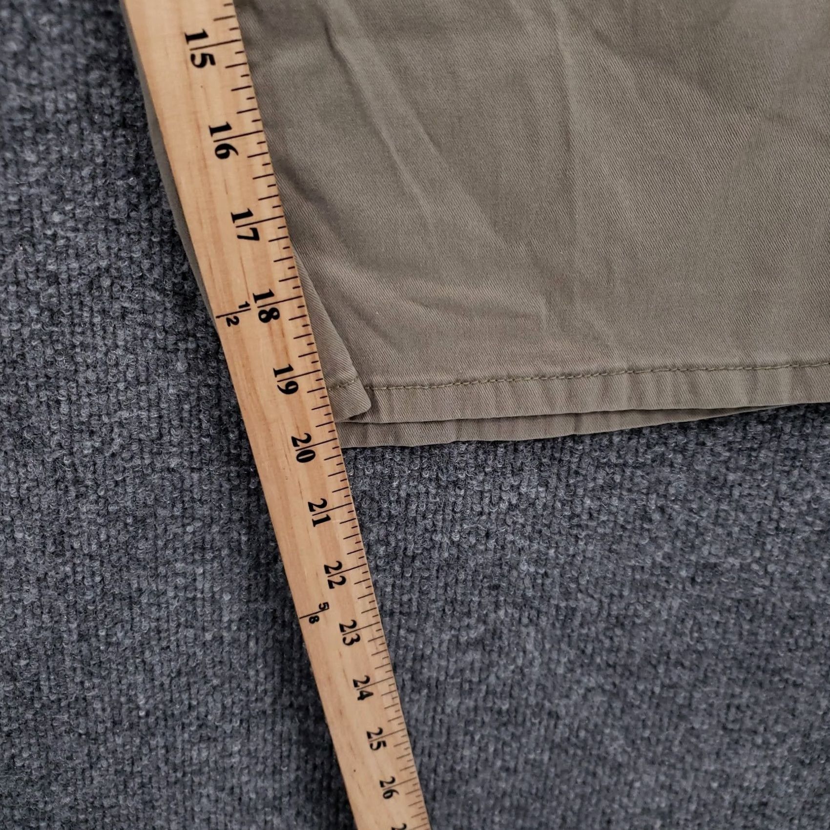 George George & Martha Pants Womens 16 Capri Zip Draw String Brown Mid Rise Wide-Leg Capris Belted Casual Formal Brown Cotton Blend 20 in Inseam Womens Pants Size 38" / US 16 / IT 52 - 5 Thumbnail