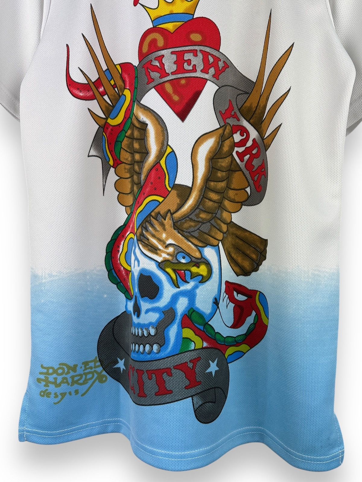 Ed Hardy Vintage Y2K Ed Hardy By Christian Audigier Logo Polo T-Shirt Size US S / EU 44-46 / 1 - 4 Thumbnail