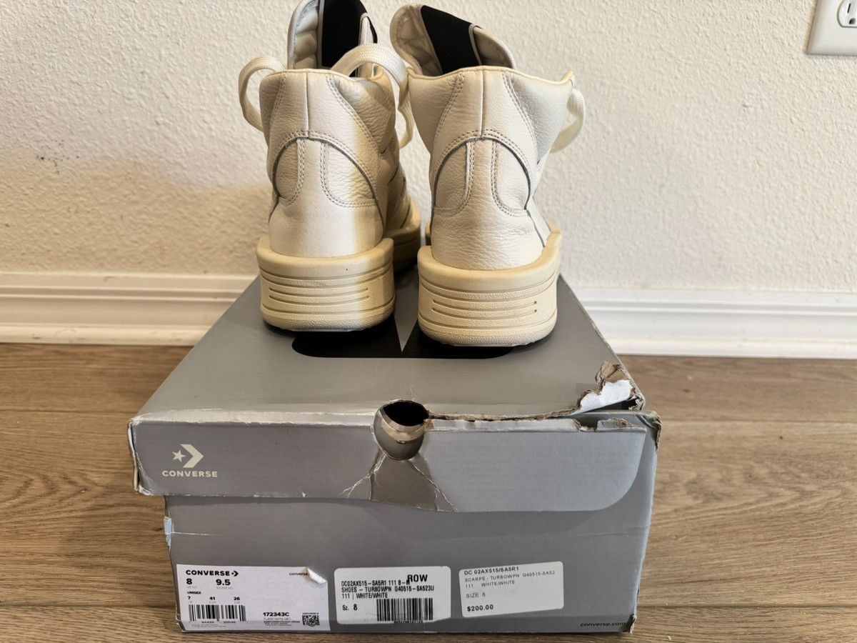 Rick Owens RICK OWENS CONVERSE TURBOWPN MID SNEAKER Size US 8 / EU 41 - 9 Thumbnail