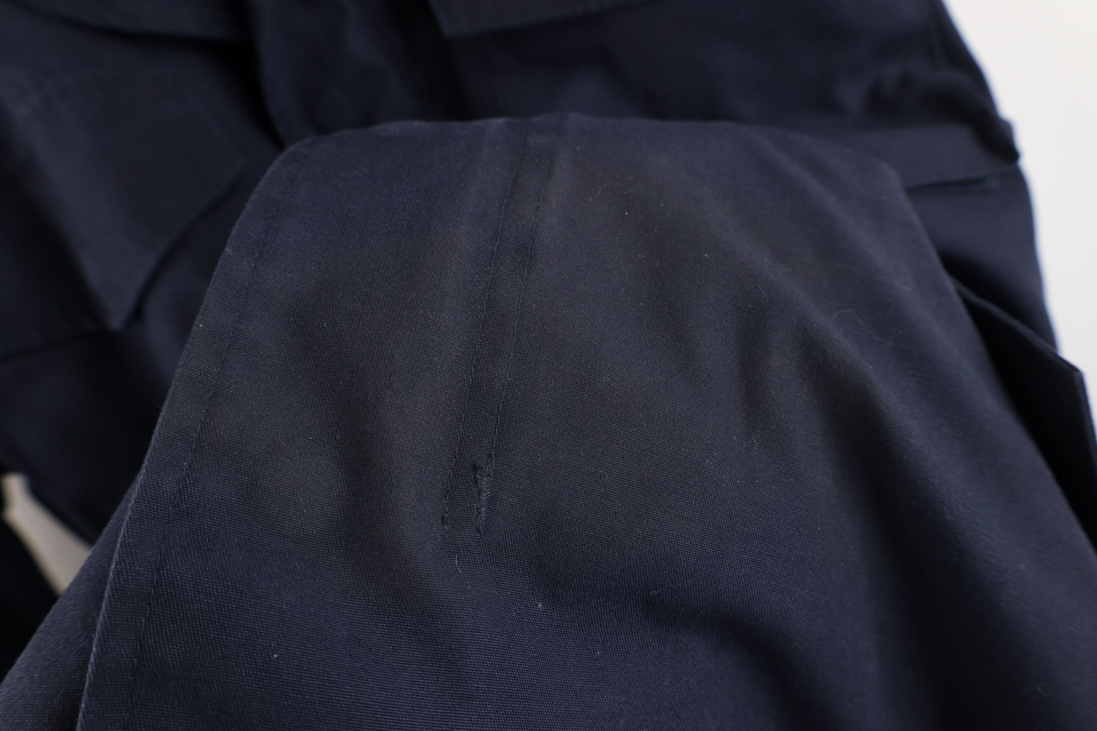 Vintage Vintage 90s German Military Hooded Parka Jacket Coat Blue Size US XL / EU 56 / 4 - 5 Thumbnail