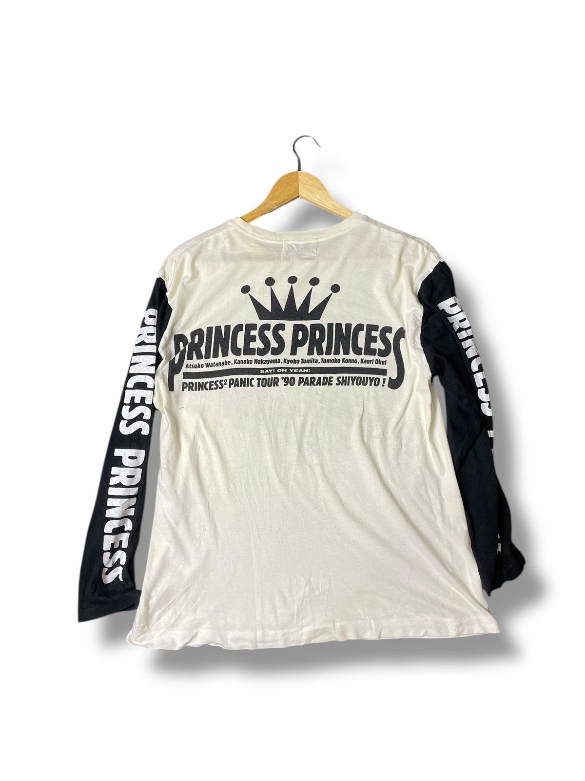 Japanese Brand × Vintage 90’s Princess Princess Band Long Sleeve Tshirt (115) Size US XXS / EU 40 - 4 Thumbnail