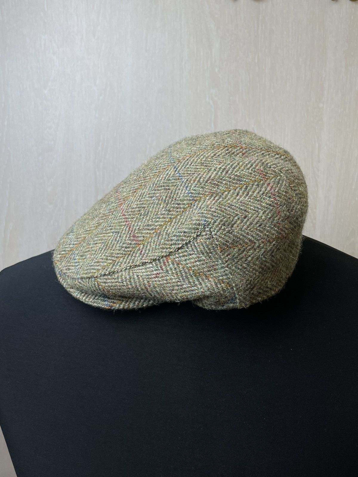 Harris Tweed Premium Harris Tweed Wool Newsboy Flat Cap Size ONE SIZE - 2 Thumbnail