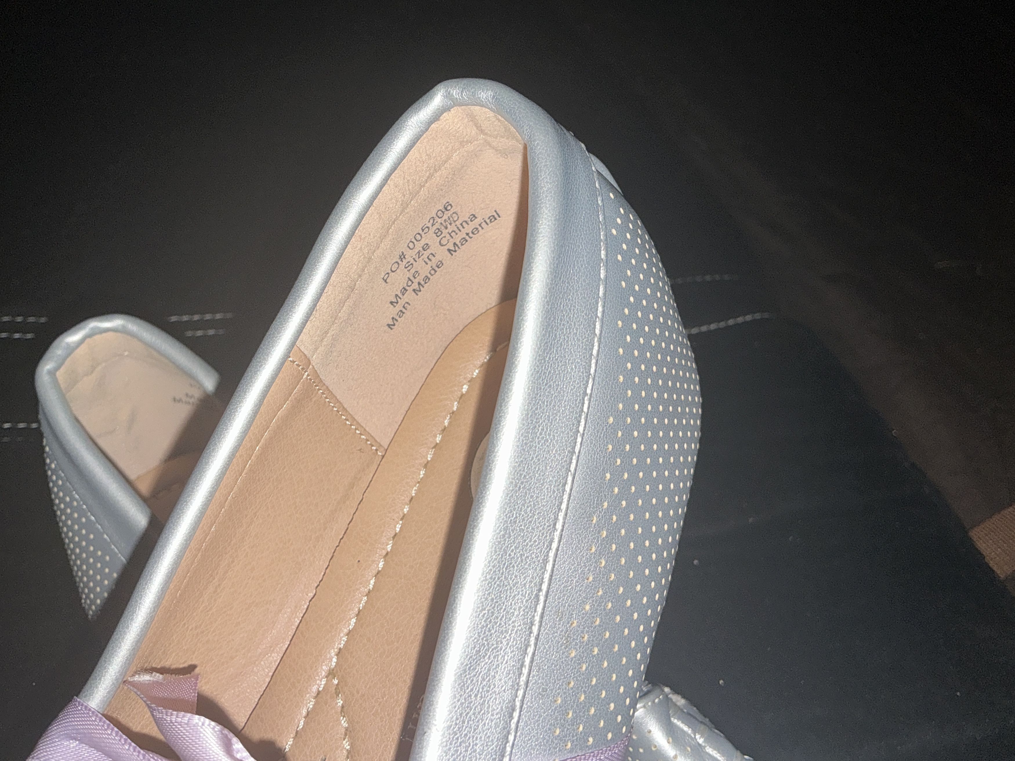 Other Silver Comfortfear Loafers Size 8 -, $40 OBO! Size US 8 / IT 38 - 4 Thumbnail