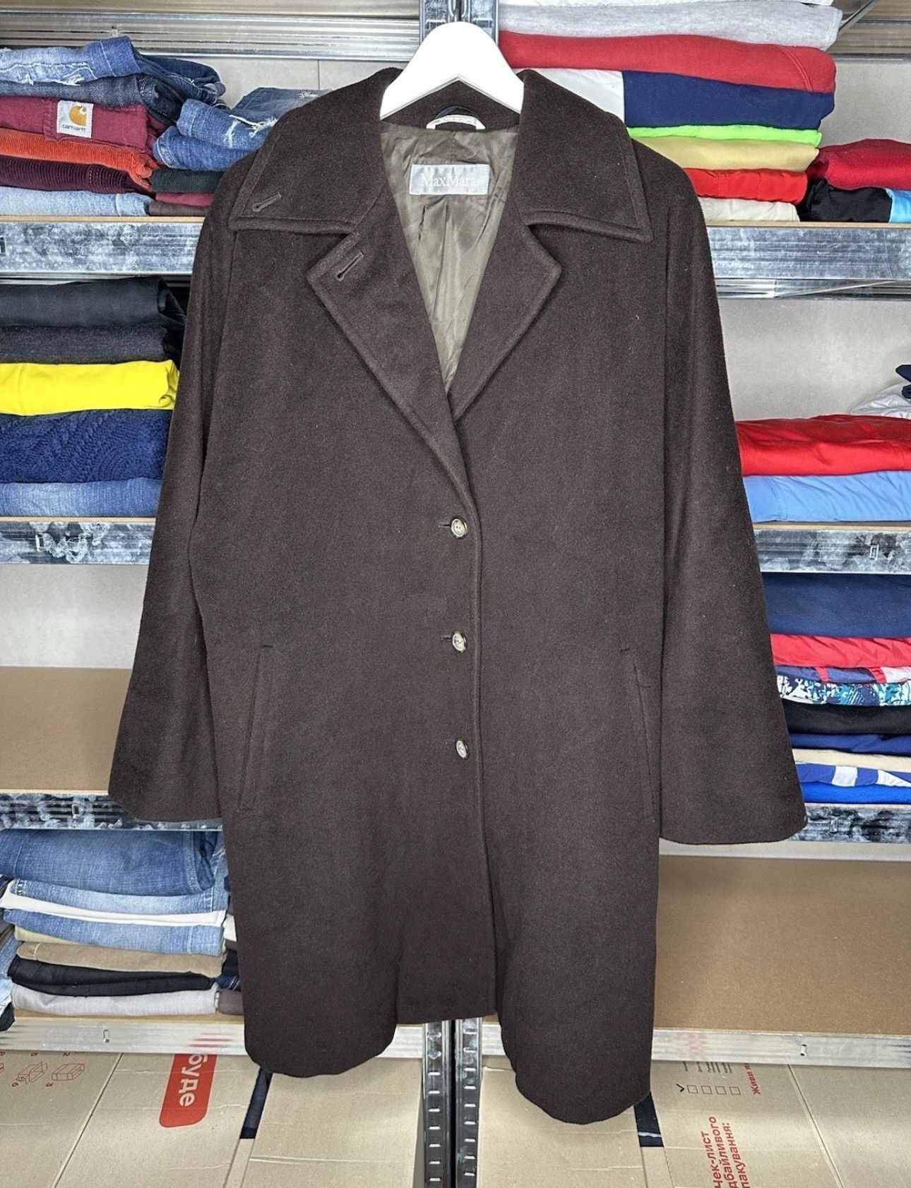 Max Mara Vintage Max Mara Wool Long Coat Woman’s Size IT 44 Size M / US 6-8 / IT 42-44 - 1 Thumbnail