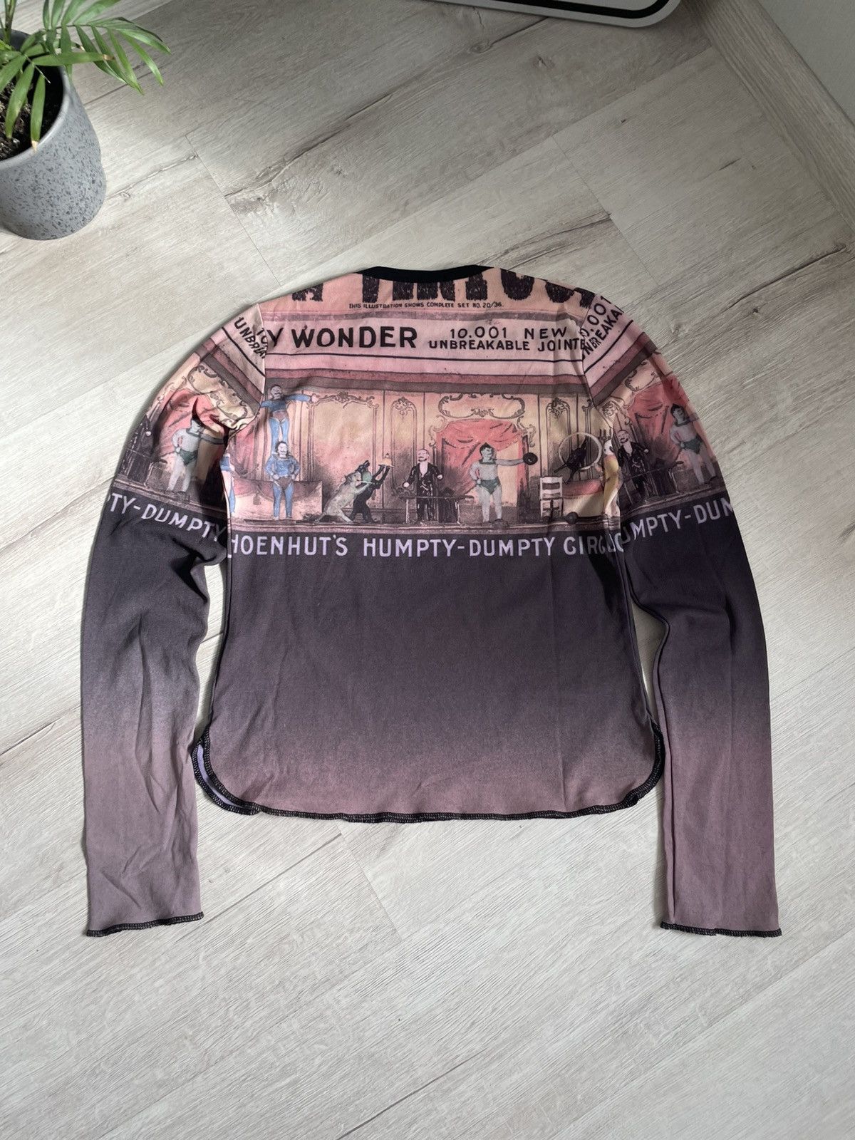 Cop Copine × Hysteric Glamour × If Six Was Nine Archive Y2k Cop Copine Paris “circus” Longsleeve Over Print Size S / US 4 / IT 40 - 11 Thumbnail