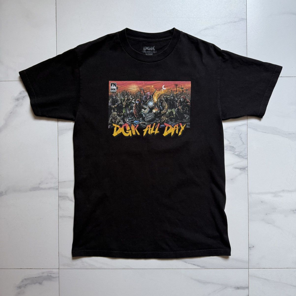 DGK DGK All Day Apocalypse T-Shirt Size US M / EU 48-50 / 2 - 2 Thumbnail