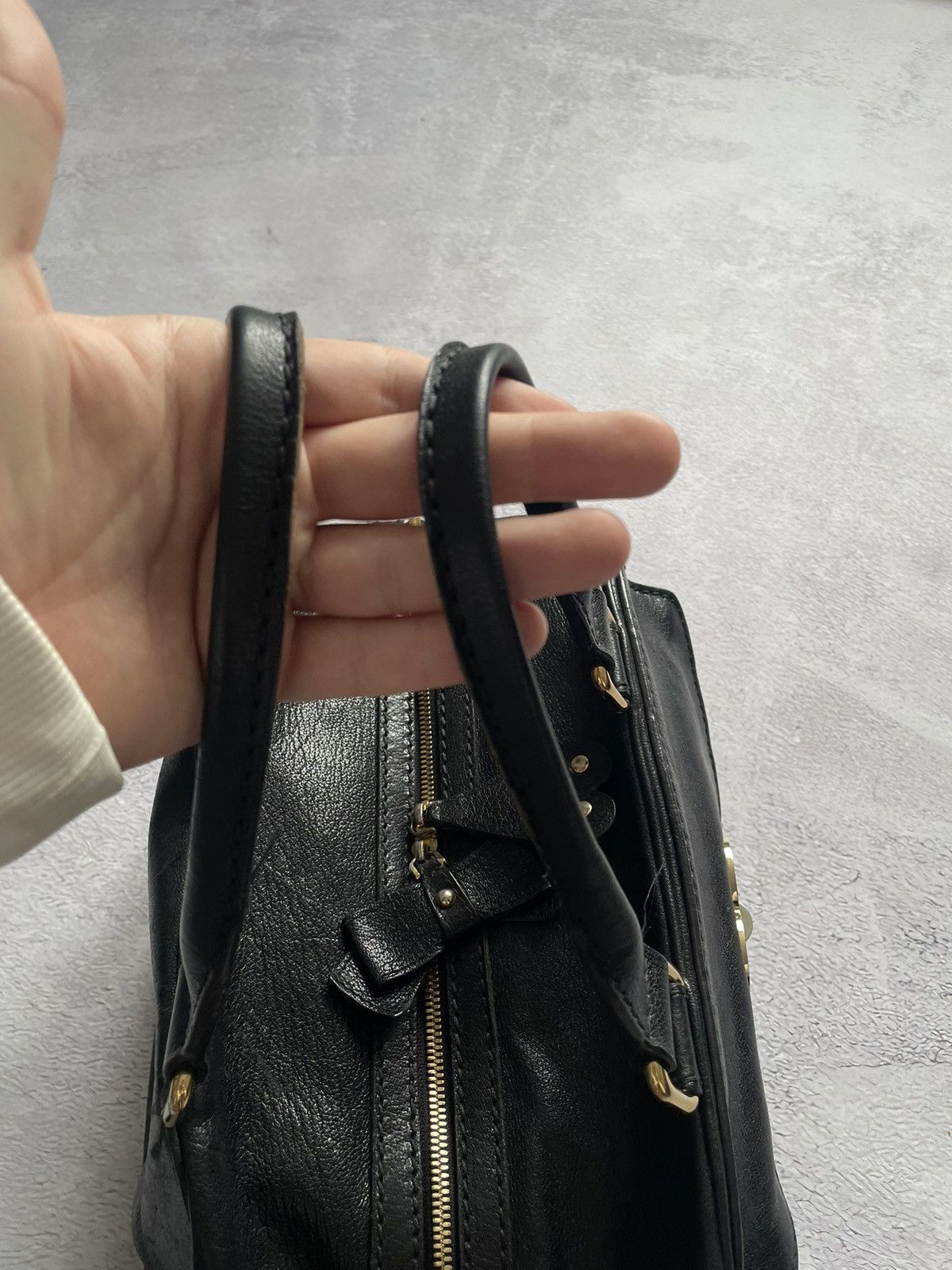 Dolce & Gabbana Dolce&Gabbana Medium Boston Bag Hand Bag Leather Heart Women Size ONE SIZE - 11 Thumbnail