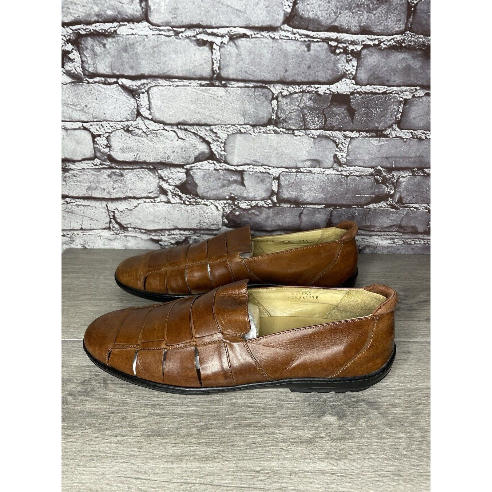Cole Haan Cole Haan Collection Air Brown Leather Fisherman Sandals Men Size US 12 / EU 45 - 17 Thumbnail