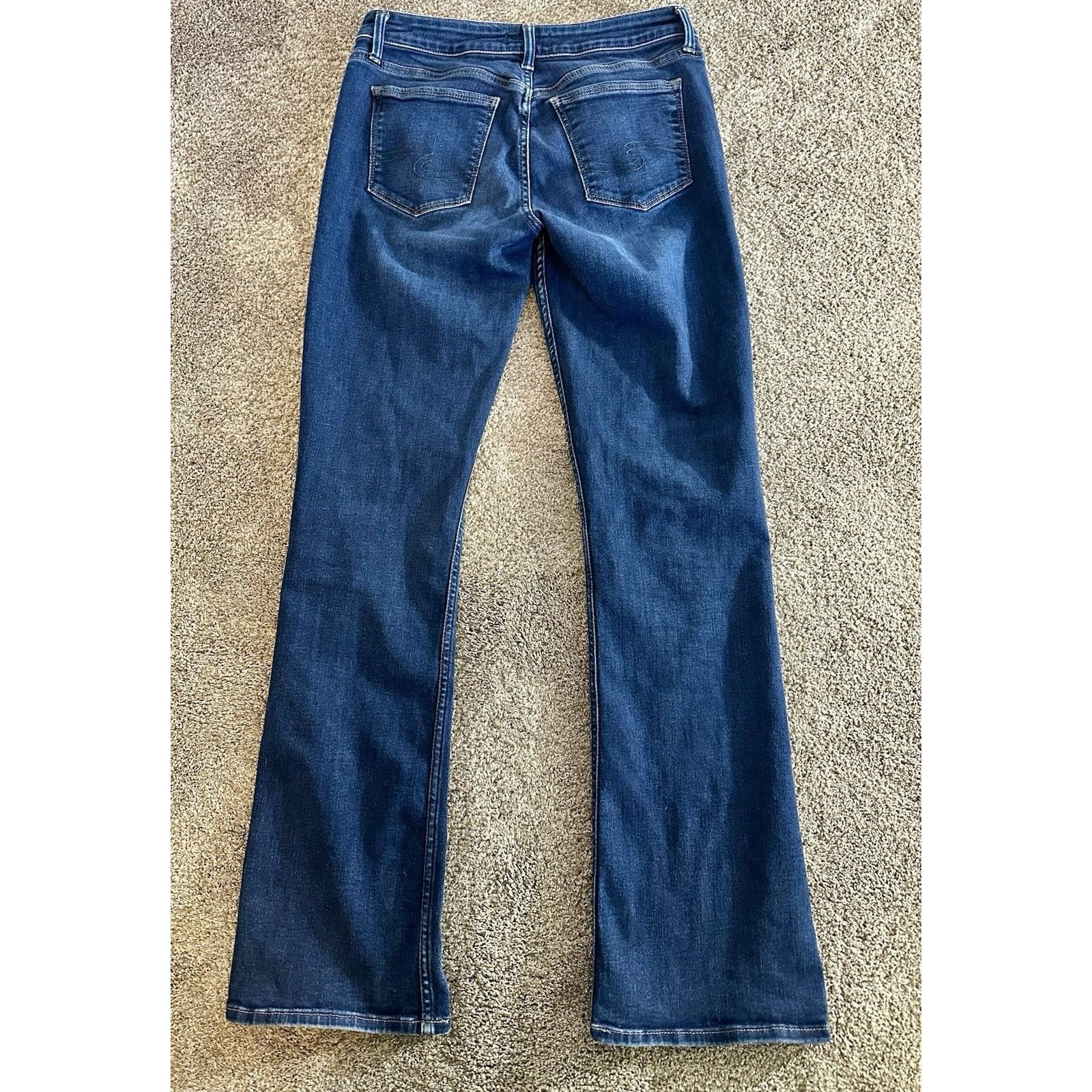Silver Jeans Co. Silver Avery Slim Boot Cut Jeans Women 29x33 Blue Dark Wash Size 29" - 8 Thumbnail