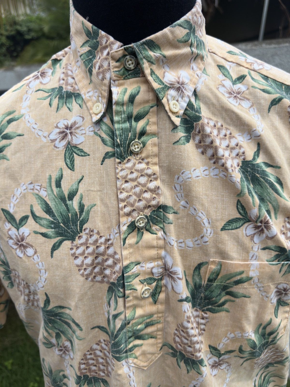 Reyn Spooner Reyn Spooner Classic Hawaiian Pineapple 3/4 Button Men's S Size US L / EU 52-54 / 3 - 3 Thumbnail