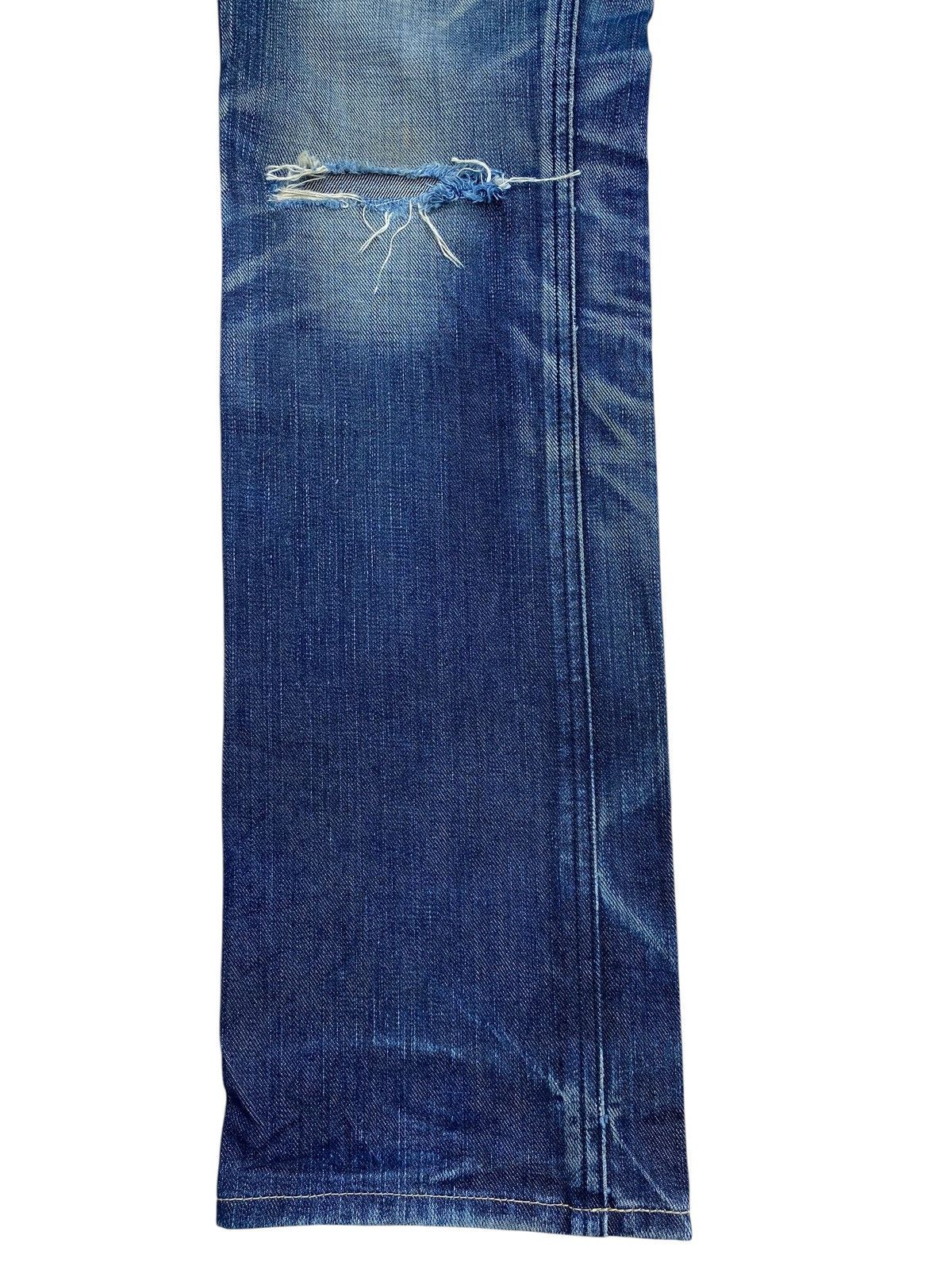 Lee Lee Riders Brand Faded Wash Distress Style Jeans Size US 30 / EU 46 - 4 Thumbnail