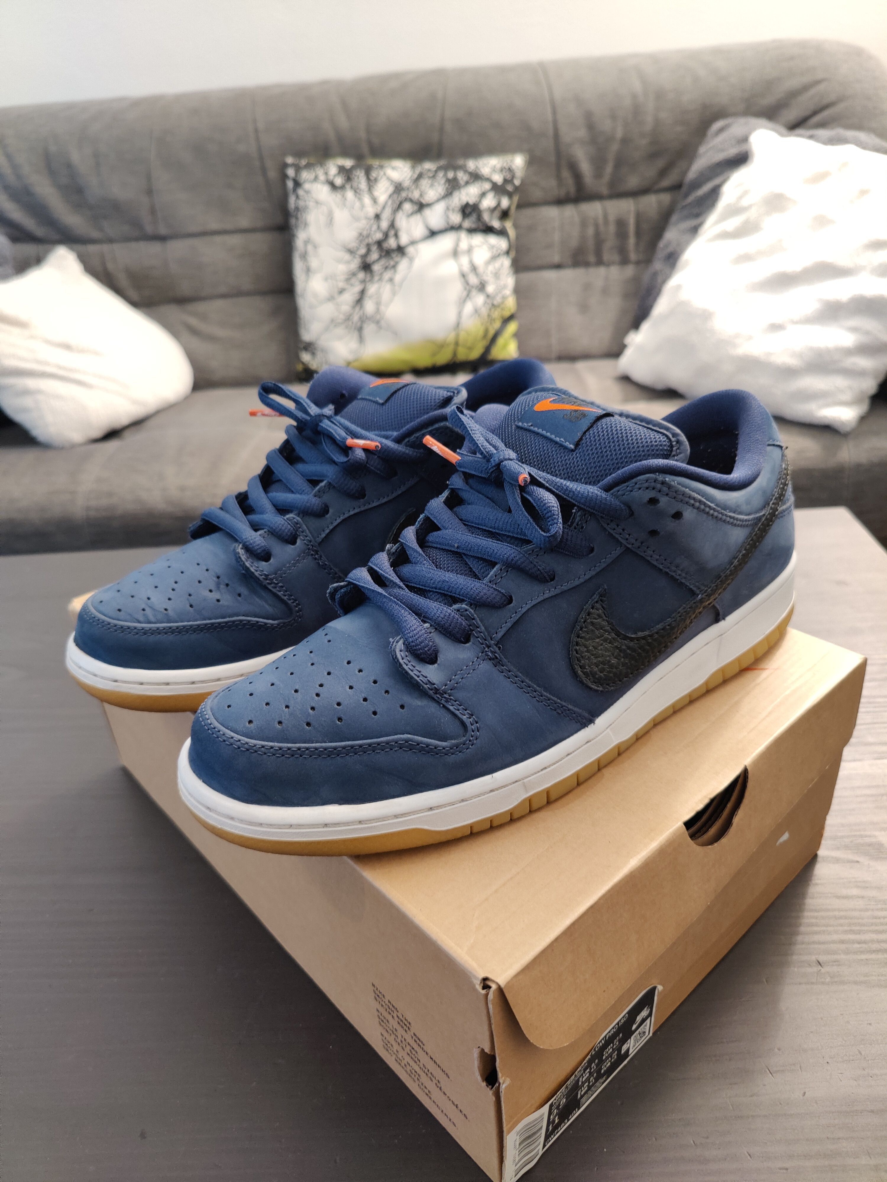 Nike Nike SB Dunk Pro Iso Low Navy/Gum Size US 9.5 / EU 42-43 - 5 Thumbnail