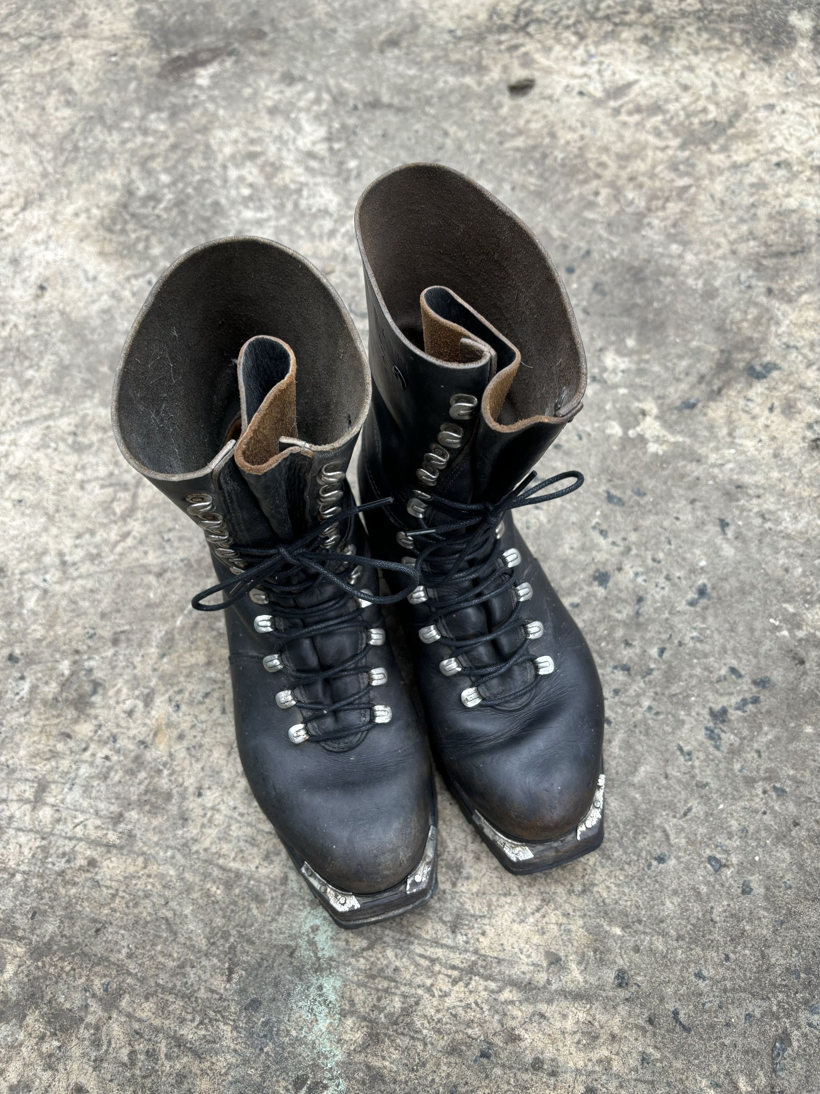 Vintage Vintage 80s Military Paratroopers High Leather Combat Boots Size US 8 / EU 41 - 11 Thumbnail