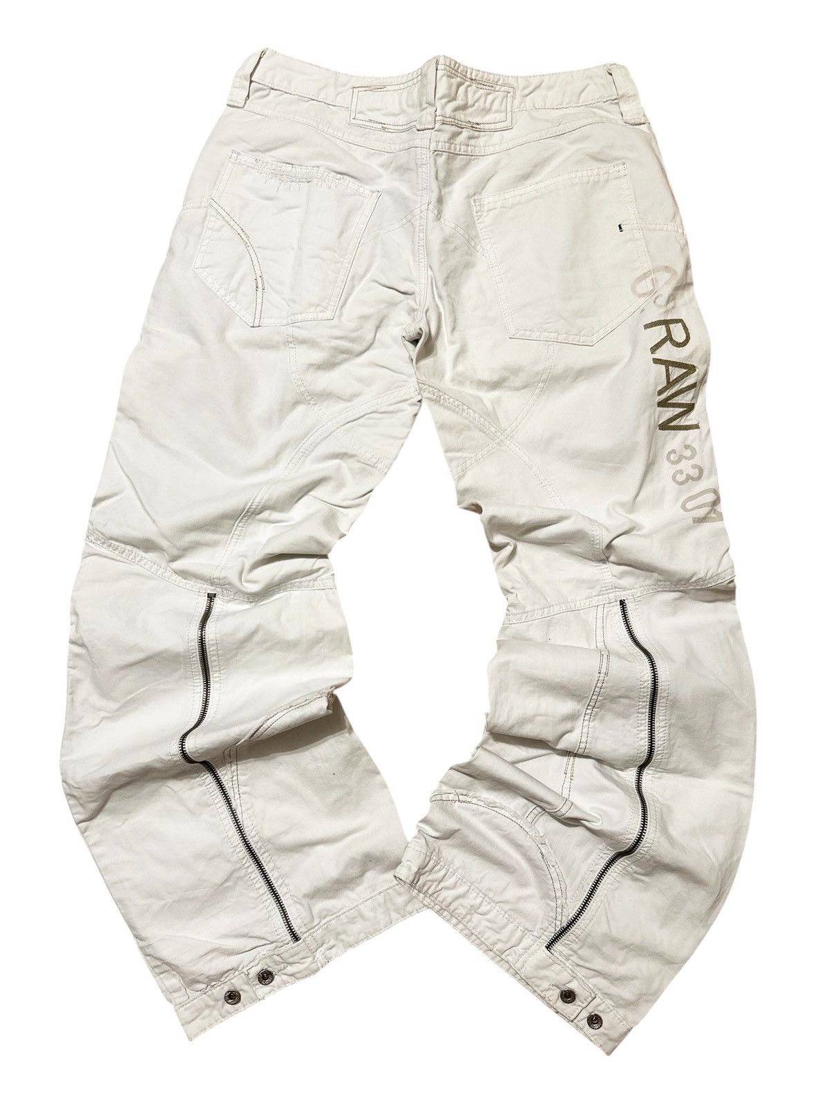 G-Star Rare gstar raw zipper archive pants japan style y2k baggy Size US 32 / EU 48 - 1 Thumbnail