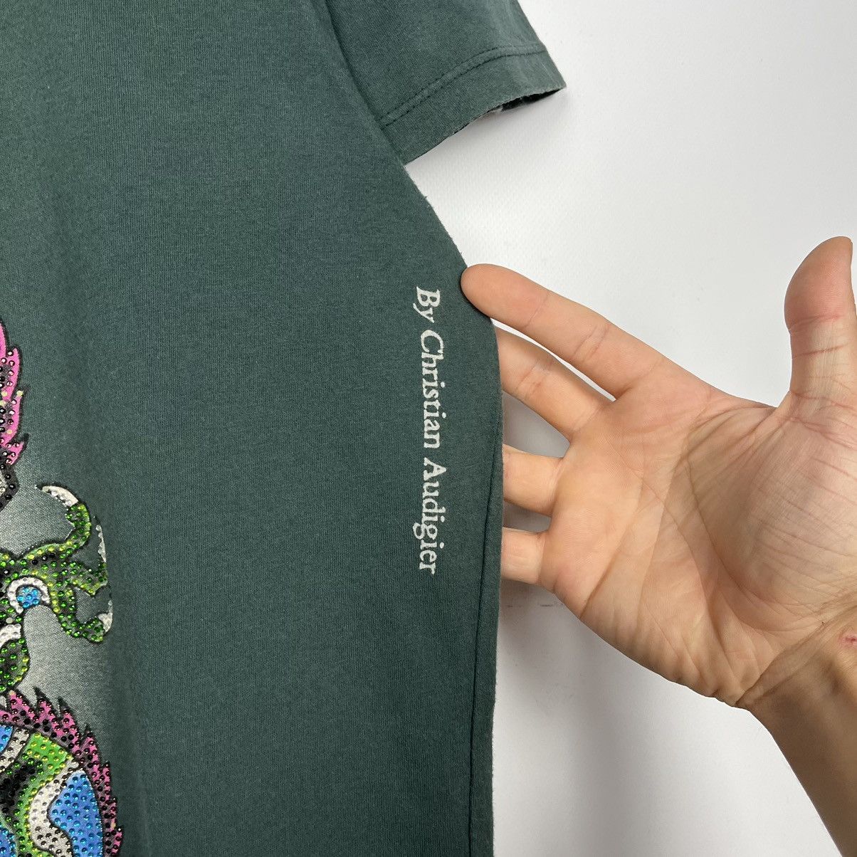 Ed Hardy Vintage Ed Hardy y2k big logo tee 90’s Size US XL / EU 56 / 4 - 14 Thumbnail