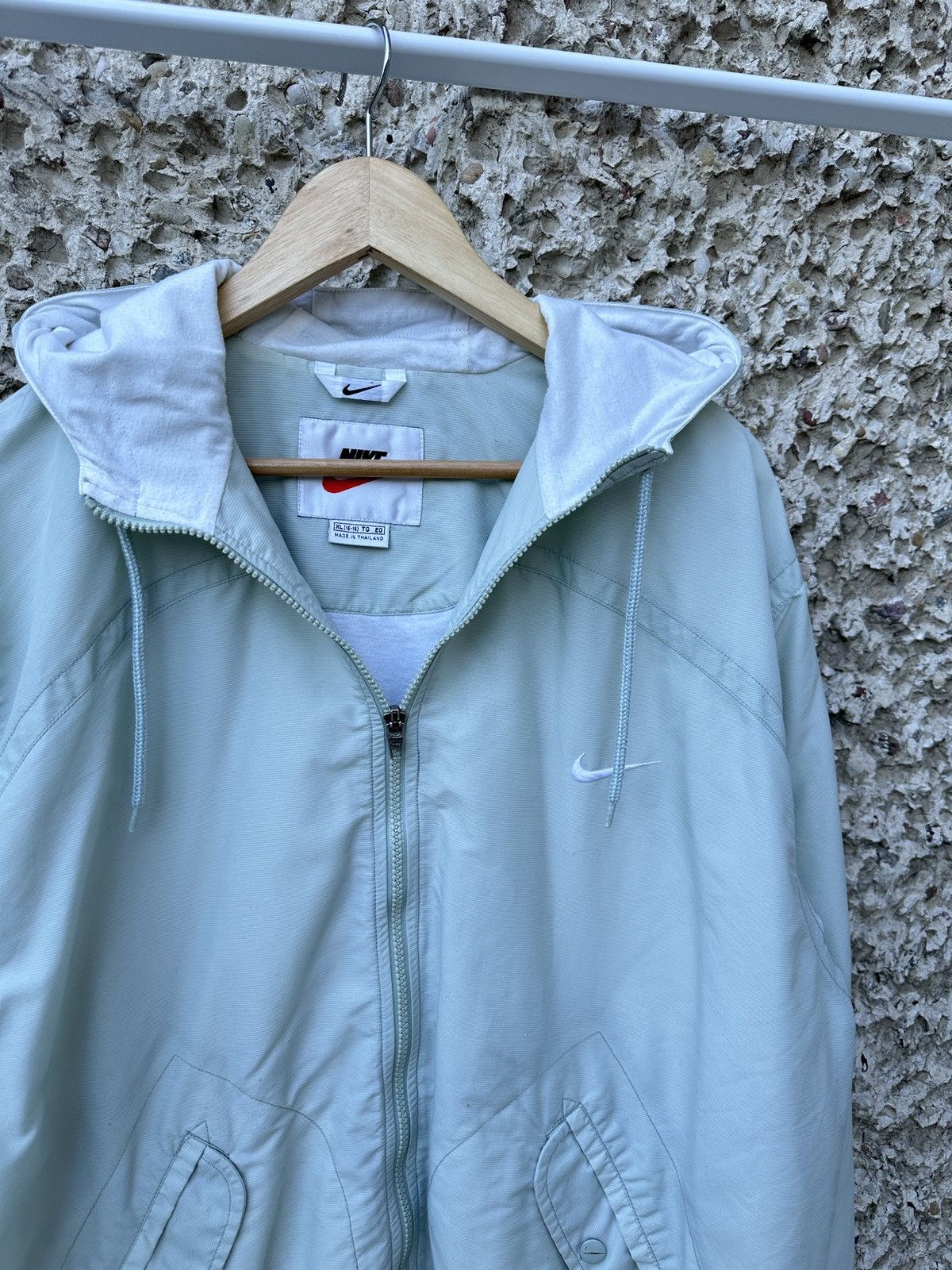 Nike × Vintage Vintage 90s white tag pastel Nike jacket Size US L / EU 52-54 / 3 - 3 Thumbnail
