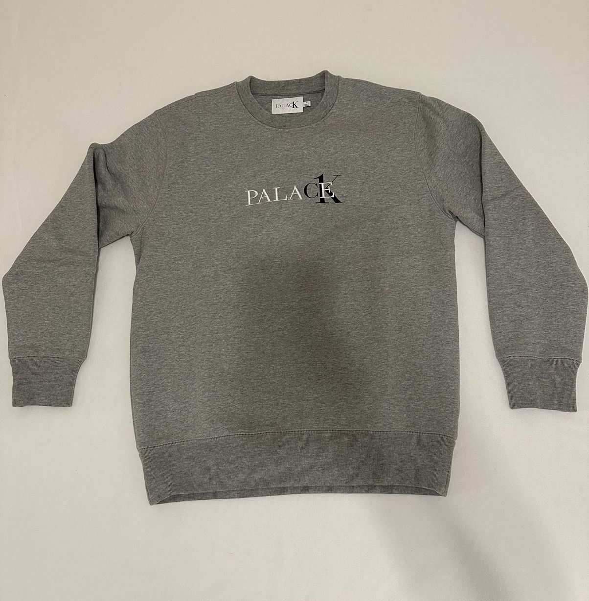 image of Calvin Klein Crewneck in Grey, Men's (Size Medium)