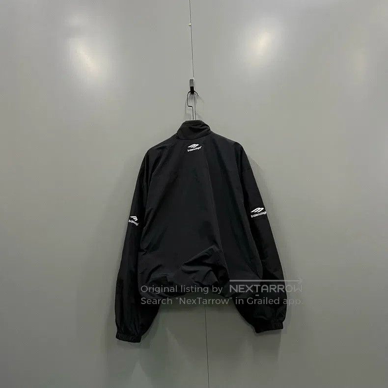 Balenciaga Balenciaga Black Embroidered Small Logo Jacket Size US XS / EU 42 / 0 - 2 Thumbnail
