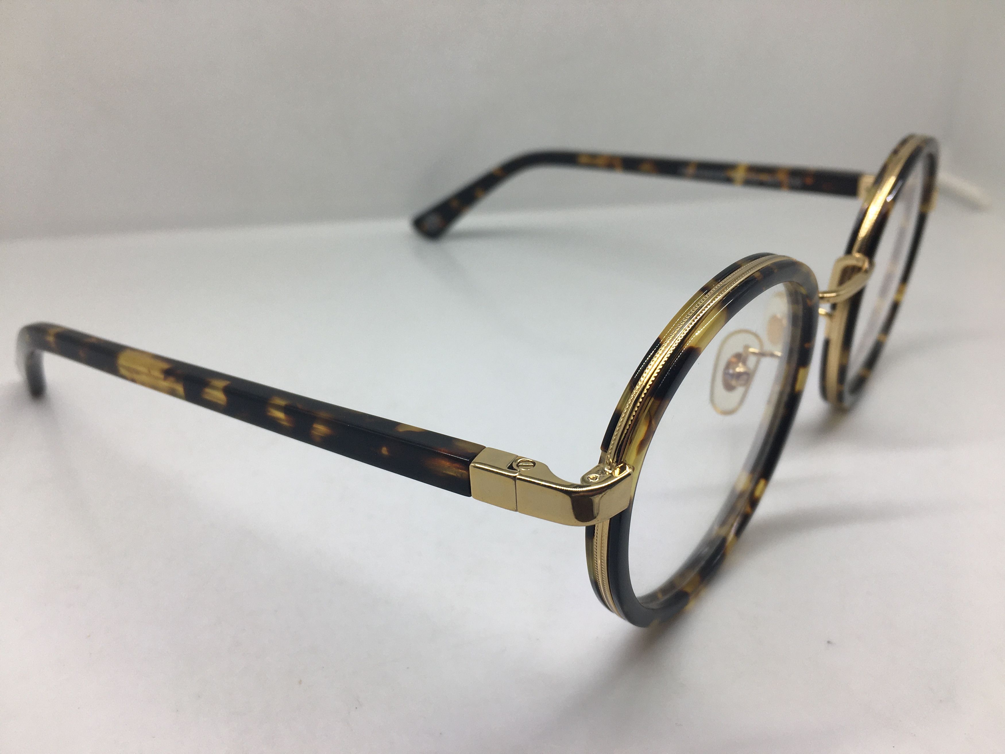 Other Handmade Tortoise Round Eyeglasses Frame Ivy League Size ONE SIZE - 2 Thumbnail
