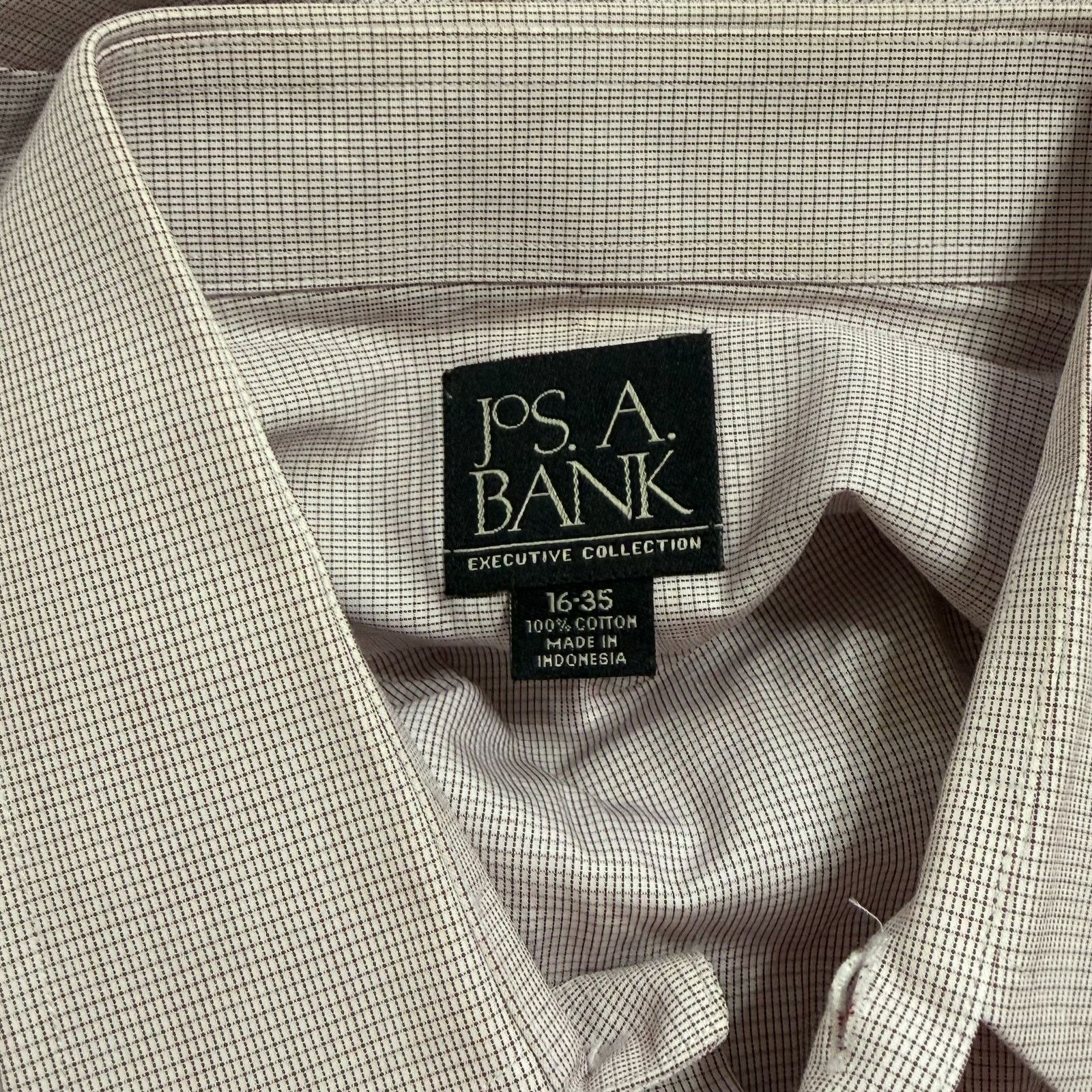 Jos. A. Bank Jos. A. Bank Executive Collection Red Plaid Shirt | Sz 16-35 Size US L / EU 52-54 / 3 - 6 Thumbnail