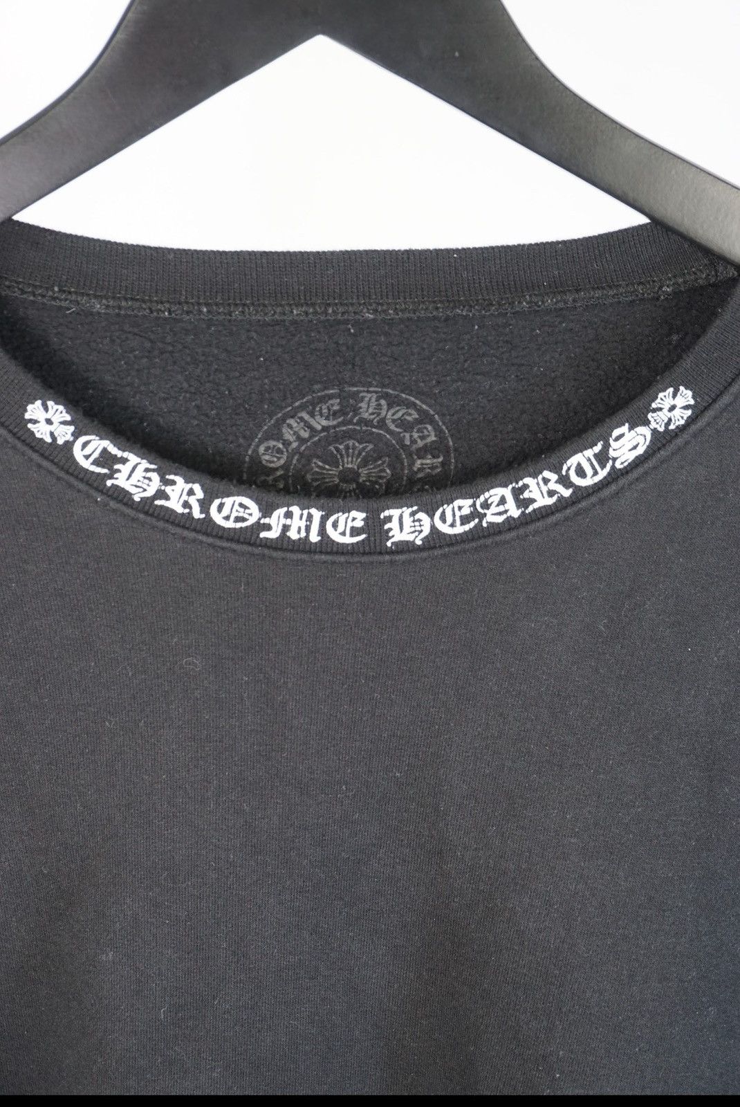 Chrome Hearts Chrome Hearts neck Logo Crewneck Sweatshirt Size: L Size US L / EU 52-54 / 3 - 2 Thumbnail