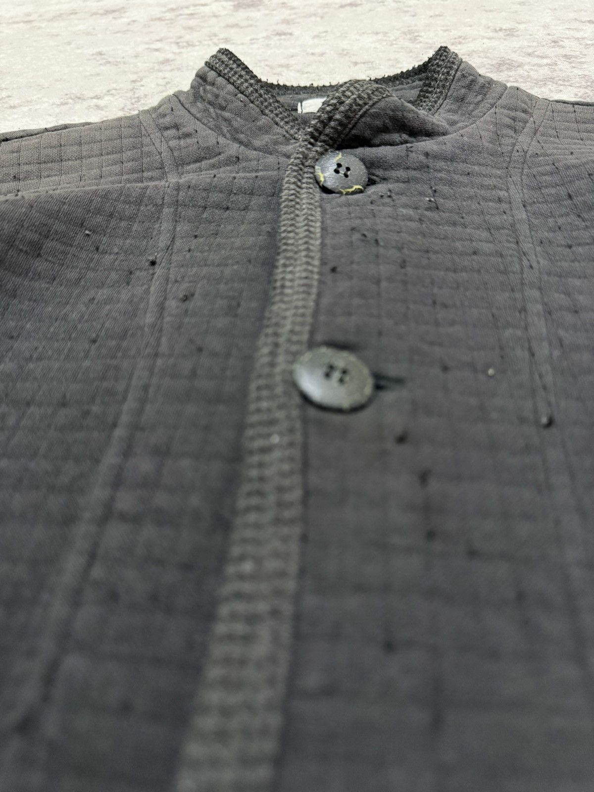 Yohji Yamamoto Vintage Y’s For Living Wood Button Up open Colar Sweatshirt Size US S / EU 44-46 / 1 - 6 Thumbnail